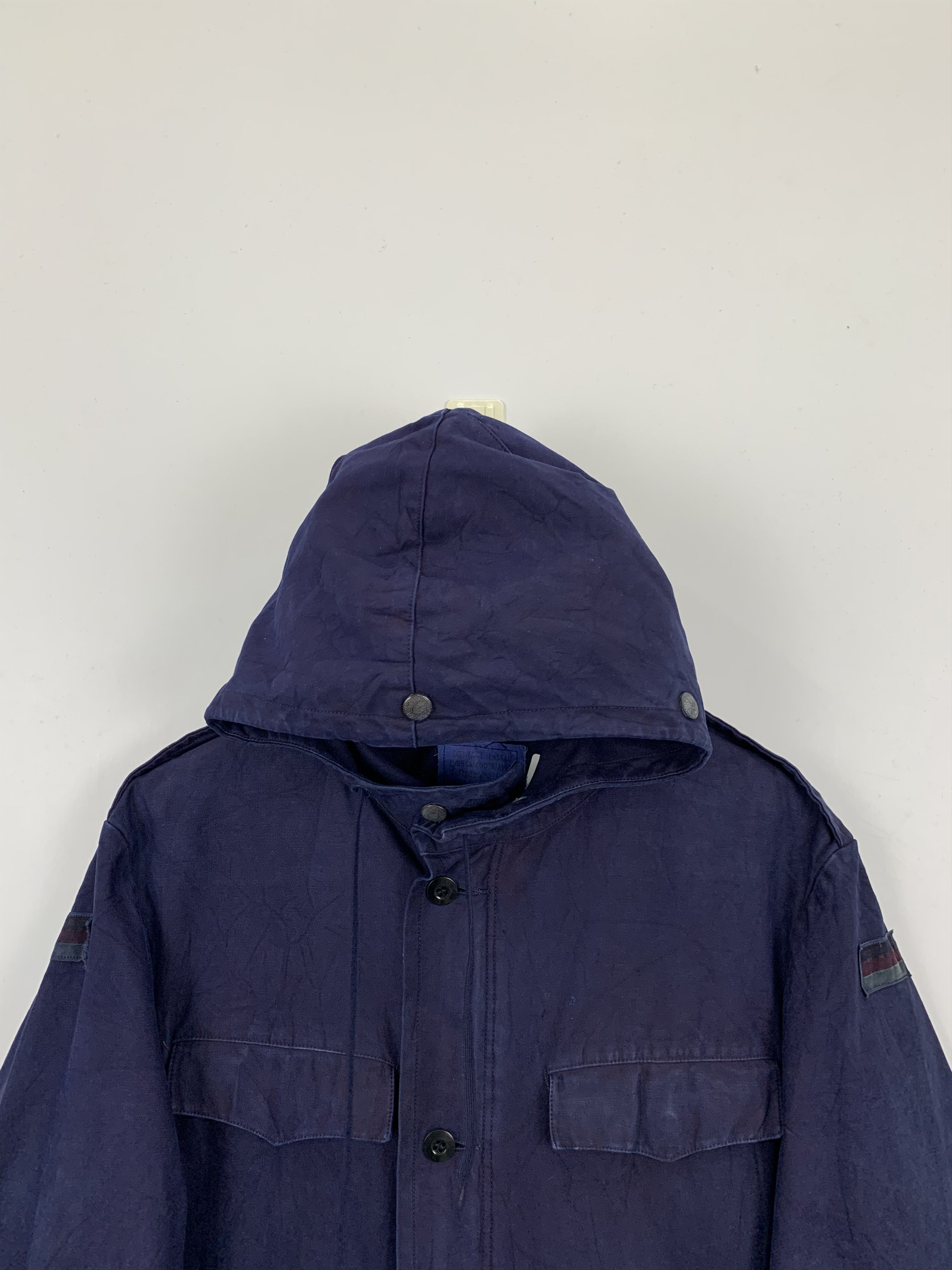 Vintage Vintage 80s German Military Hoodie Parka Jacket Size US L / EU 52-54 / 3 - 6 Thumbnail