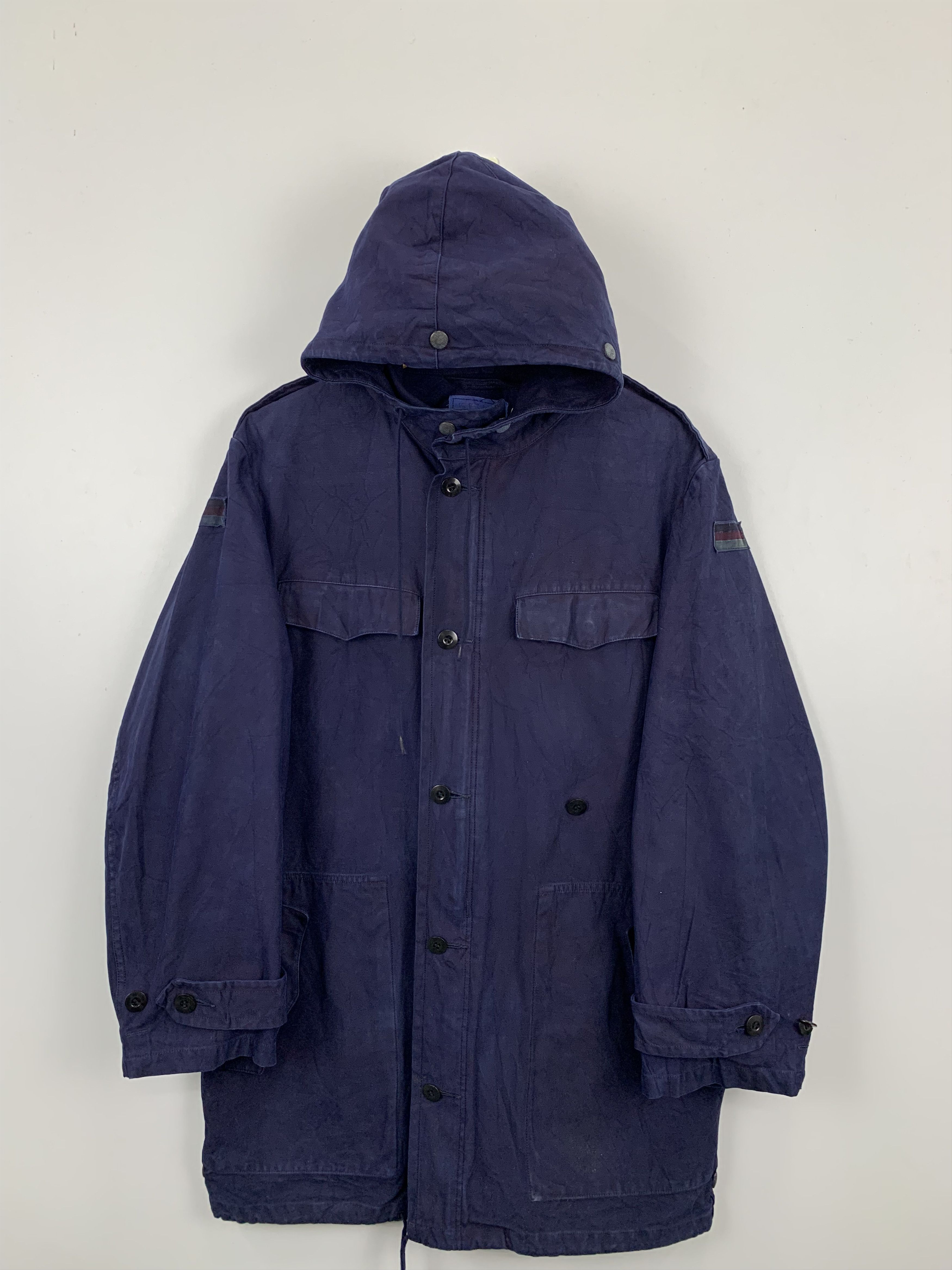 Vintage Vintage 80s German Military Hoodie Parka Jacket Size US L / EU 52-54 / 3 - 1 Thumbnail