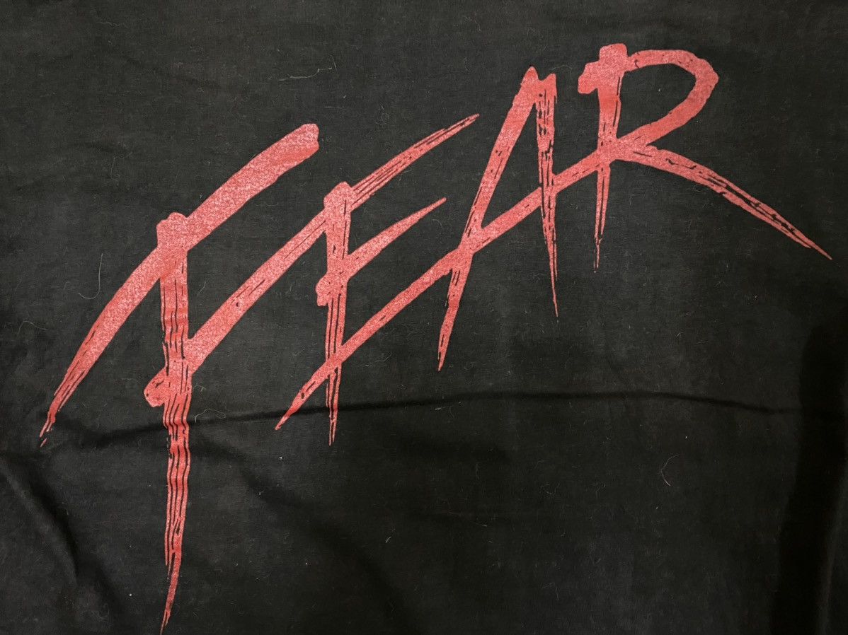 Vintage vintage 1990 FEAR american thriller horror film t-shirts Size US XL / EU 56 / 4 - 5 Thumbnail