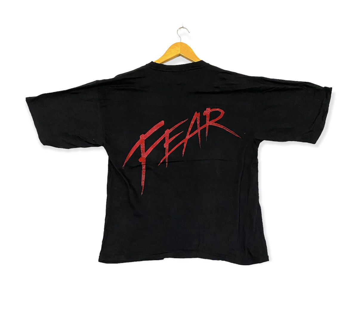 Vintage vintage 1990 FEAR american thriller horror film t-shirts Size US XL / EU 56 / 4 - 2 Thumbnail