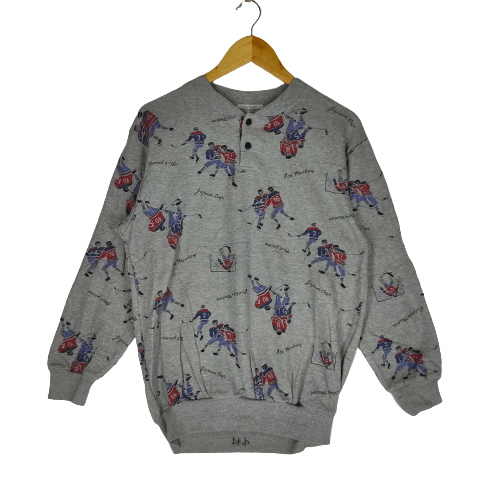 Sports Specialties AMERICAN CLUB HOUSE Ice Hockey Full Print Sweatshirt Size US L / EU 52-54 / 3 - 1 Thumbnail