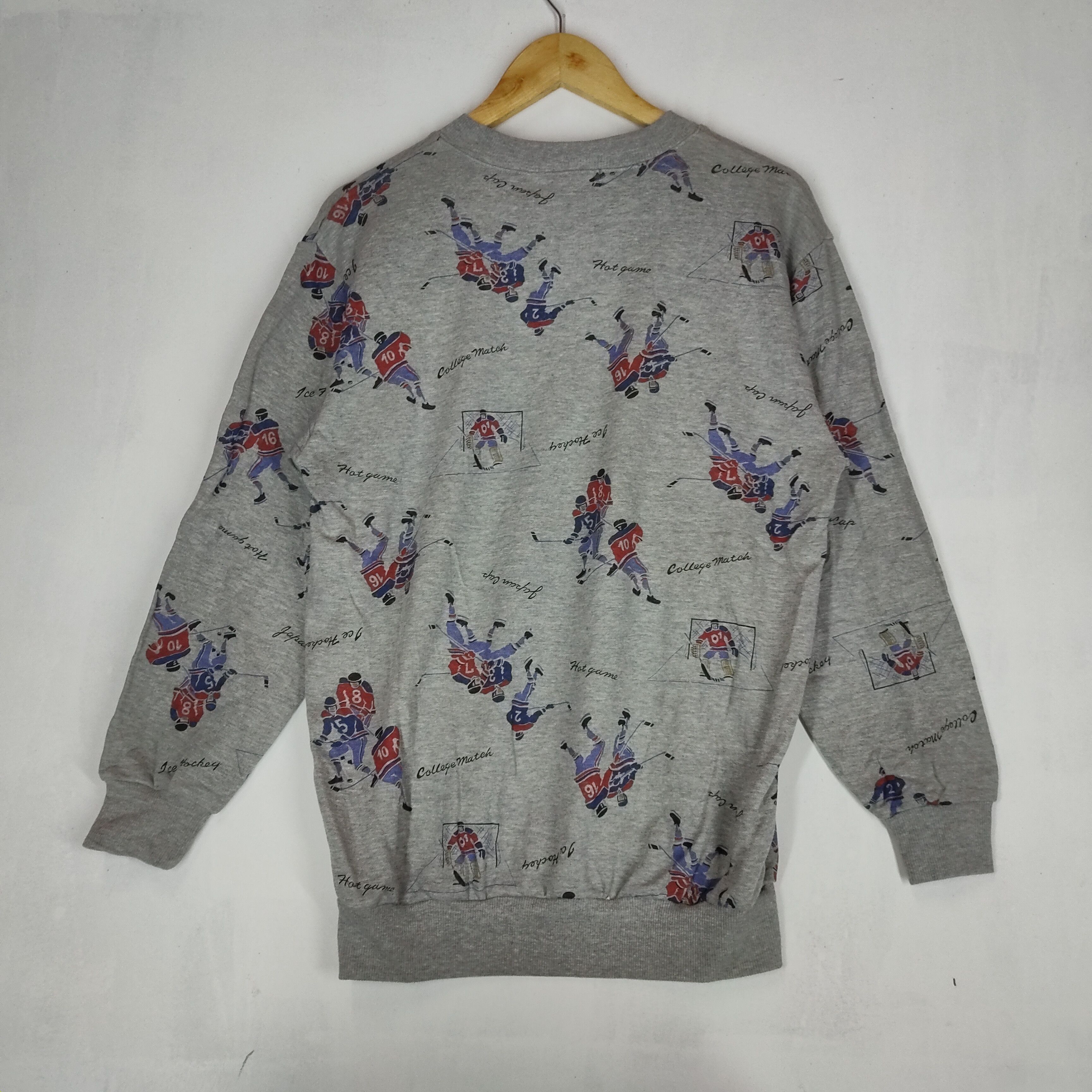 Sports Specialties AMERICAN CLUB HOUSE Ice Hockey Full Print Sweatshirt Size US L / EU 52-54 / 3 - 7 Thumbnail