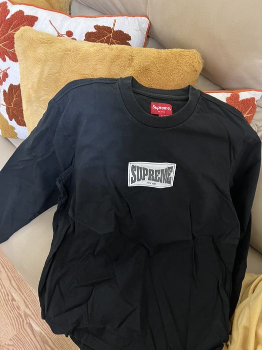 Supreme Supreme Woven Label L/S Top | Grailed