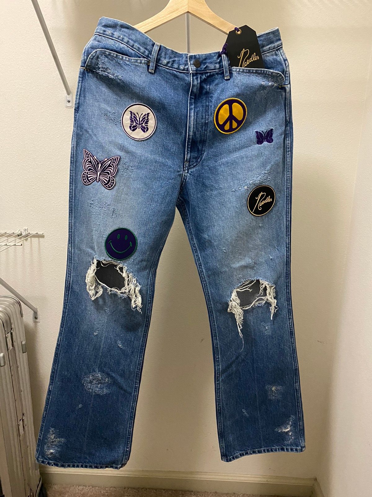 Needles Needles Assorted Patches Boot-Cut Jean | Grailed