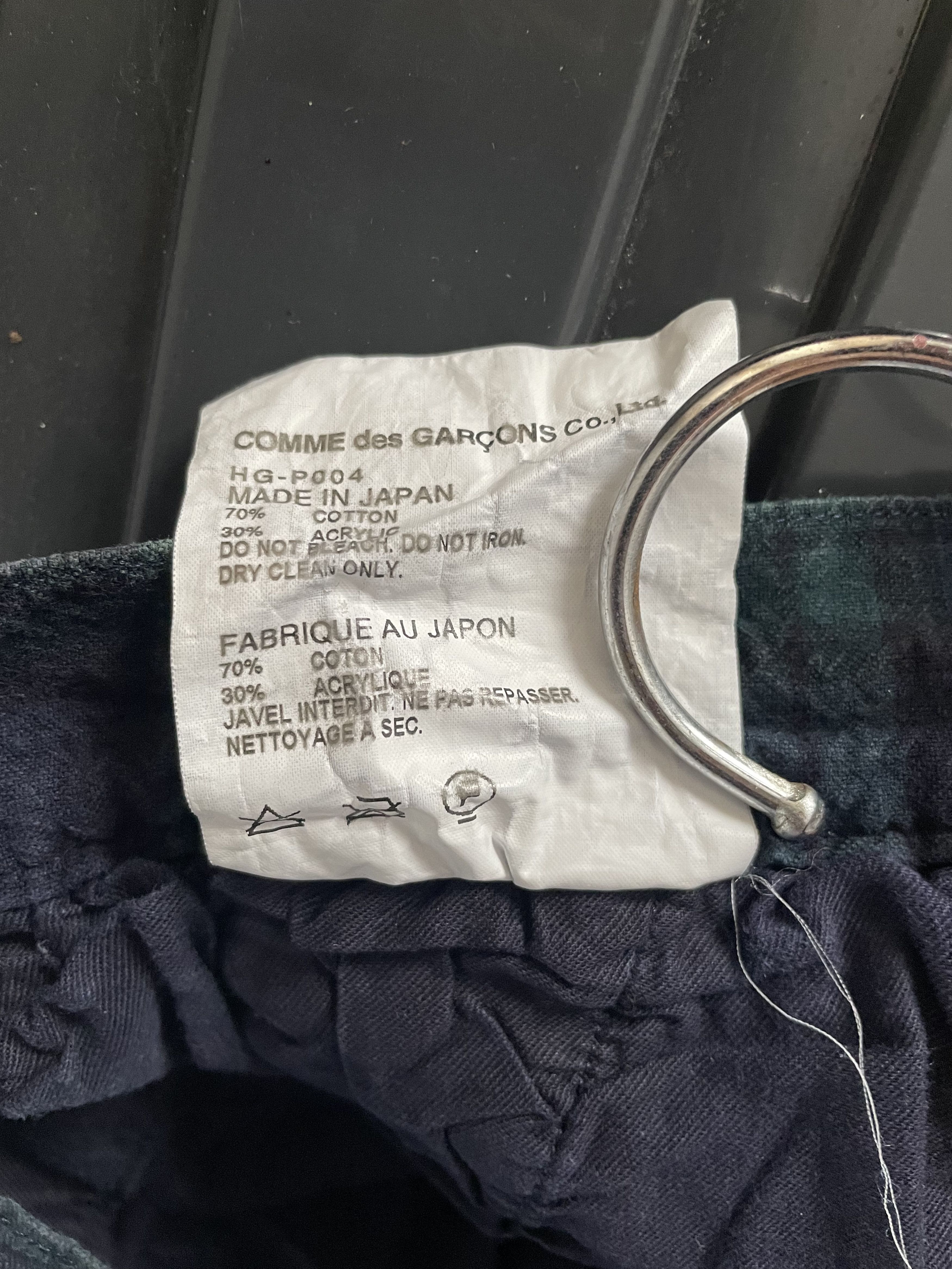 Comme des Garcons Homme CDG HOMME checked pants Size US 30 / EU 46 - 7 Thumbnail