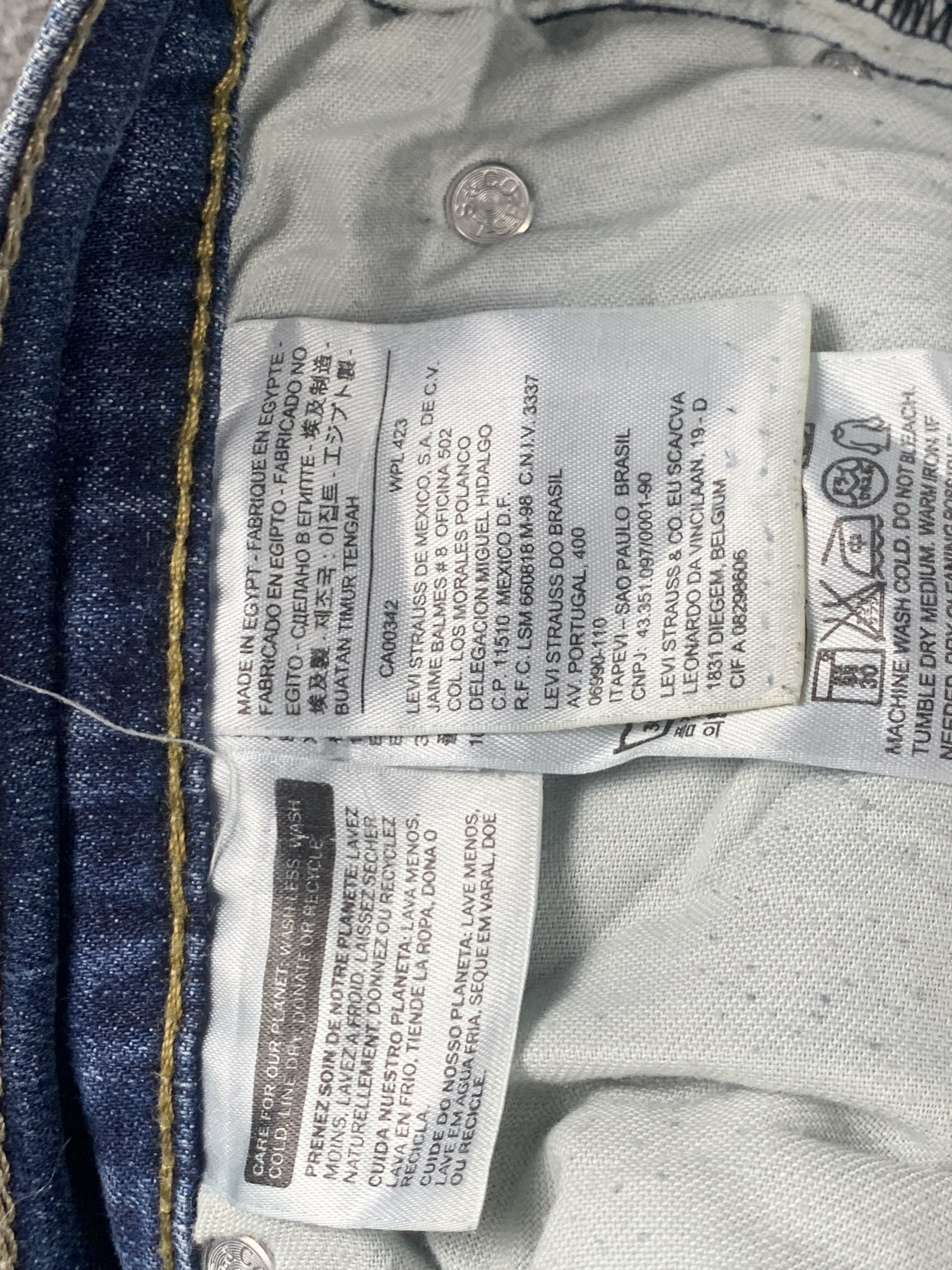 Levi's Vintage Levis 514 Faded Blue Jeans DP2058 Size US 36 / EU 52 - 12 Thumbnail