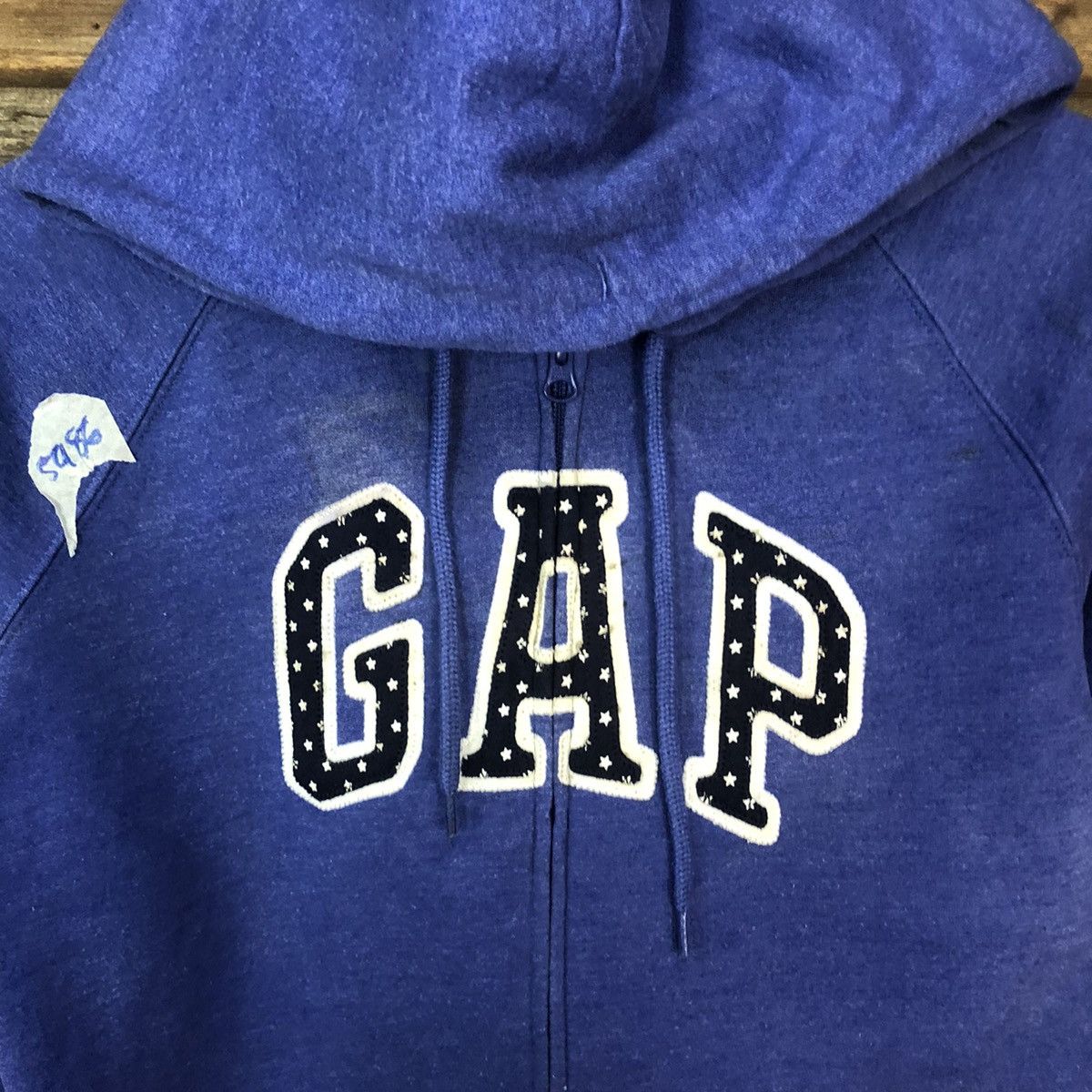 Gap Gap spell out Blue Hoodie sweatshirt #5986 Size M / US 6-8 / IT 42-44 - 6 Thumbnail