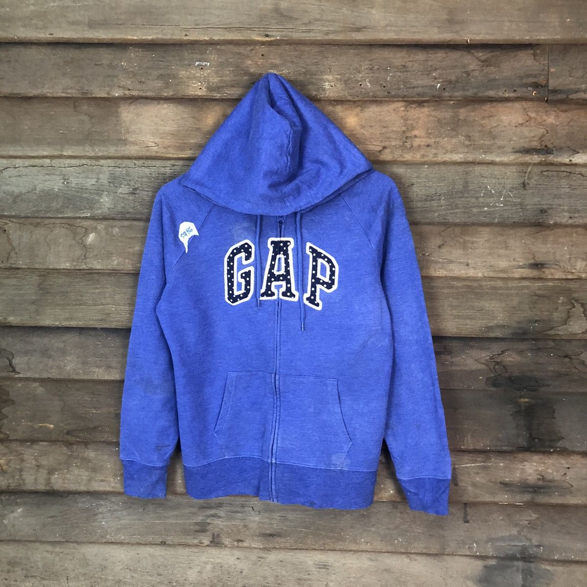 Gap Gap spell out Blue Hoodie sweatshirt #5986 Size M / US 6-8 / IT 42-44 - 1 Thumbnail