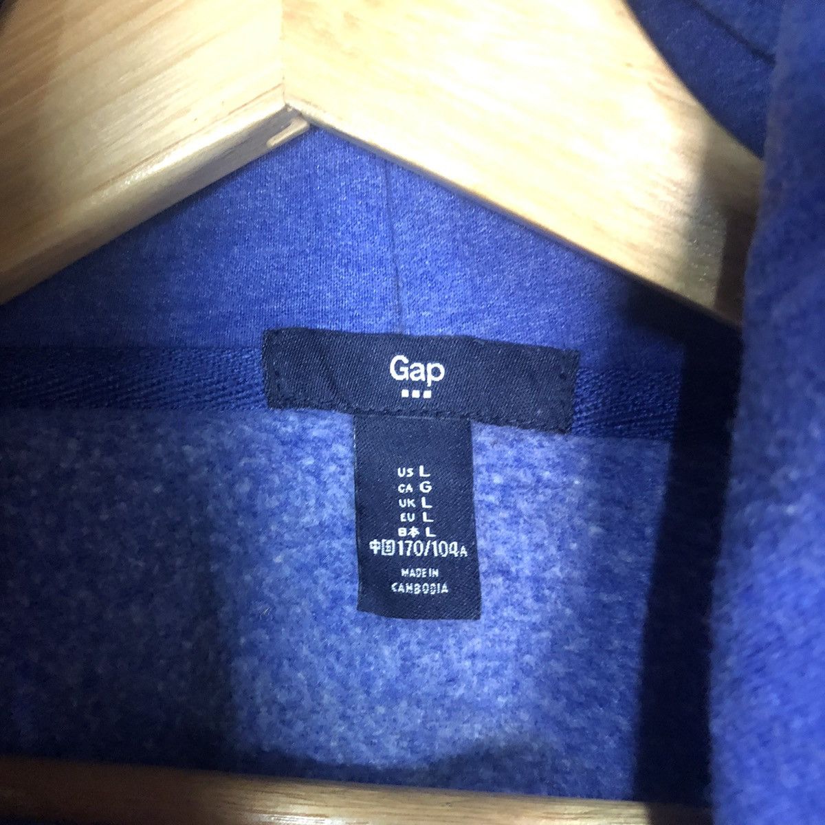 Gap Gap spell out Blue Hoodie sweatshirt #5986 Size M / US 6-8 / IT 42-44 - 8 Thumbnail