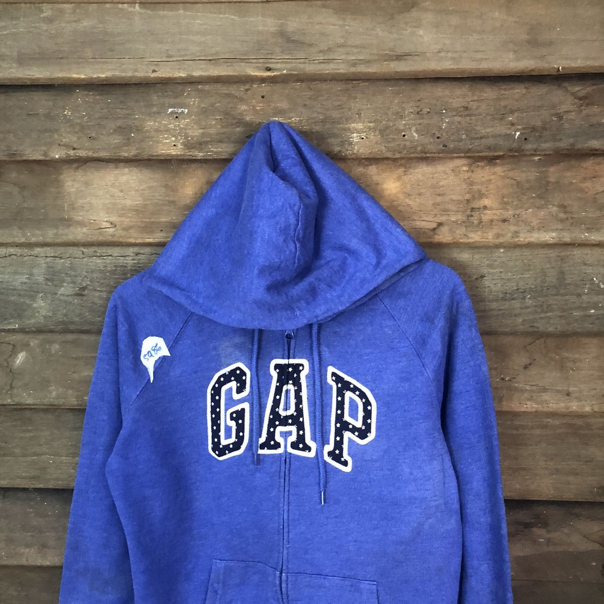 Gap Gap spell out Blue Hoodie sweatshirt #5986 Size M / US 6-8 / IT 42-44 - 2 Thumbnail