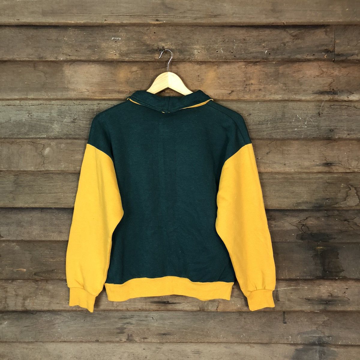 Disney Mickey Mouse Green Yellow Sweatshirt #5984 Size M / US 6-8 / IT 42-44 - 8 Thumbnail