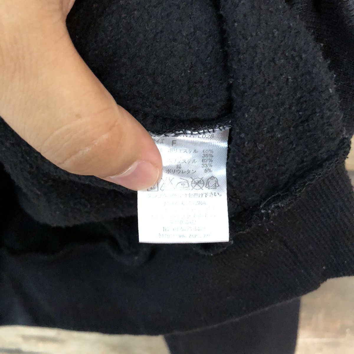 Japanese Brand Browny Era crop top Black Hoodie #5985 Size M / US 6-8 / IT 42-44 - 9 Thumbnail