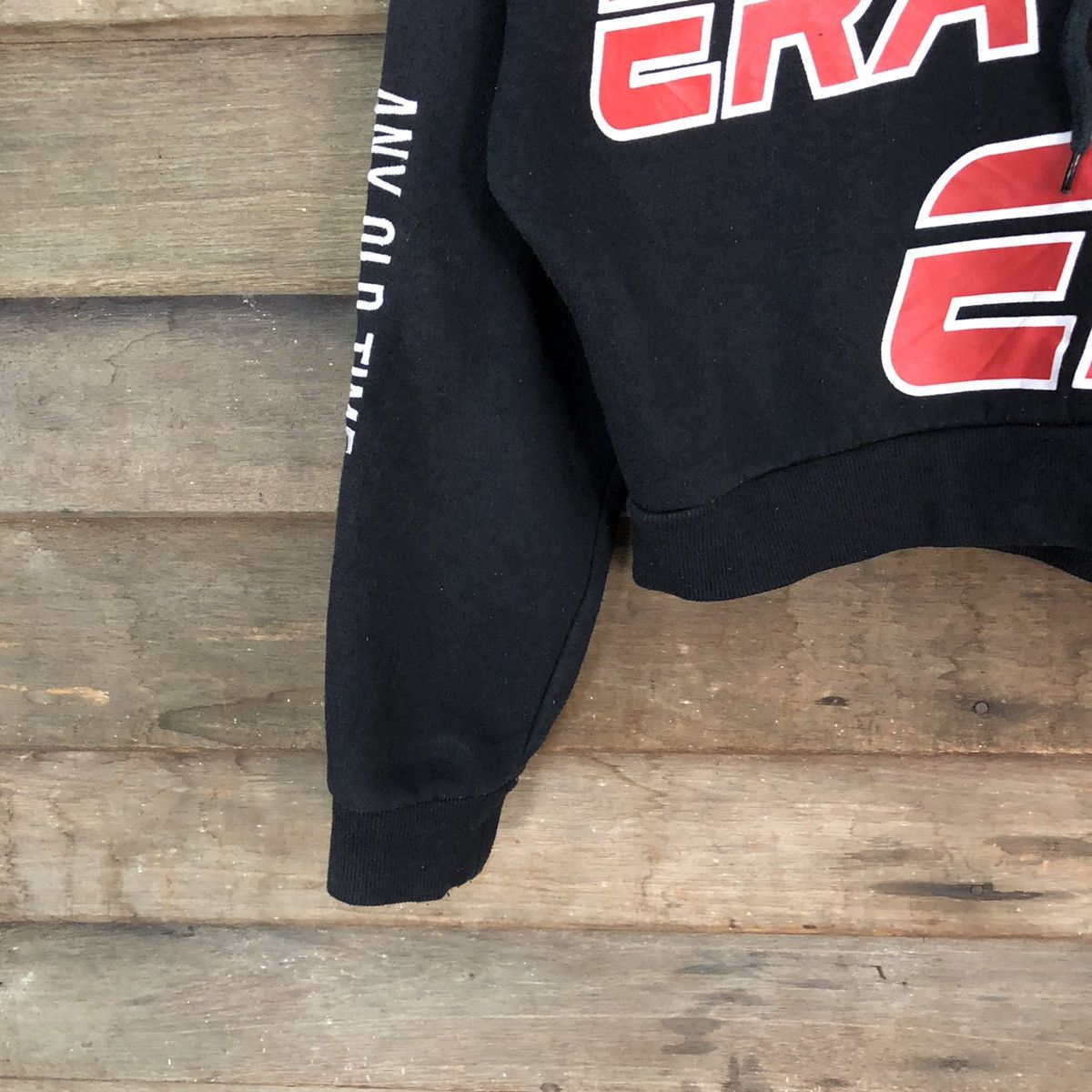 Japanese Brand Browny Era crop top Black Hoodie #5985 Size M / US 6-8 / IT 42-44 - 4 Thumbnail