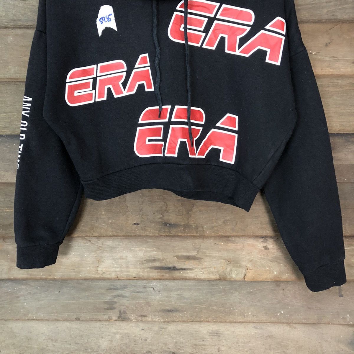 Japanese Brand Browny Era crop top Black Hoodie #5985 Size M / US 6-8 / IT 42-44 - 3 Thumbnail