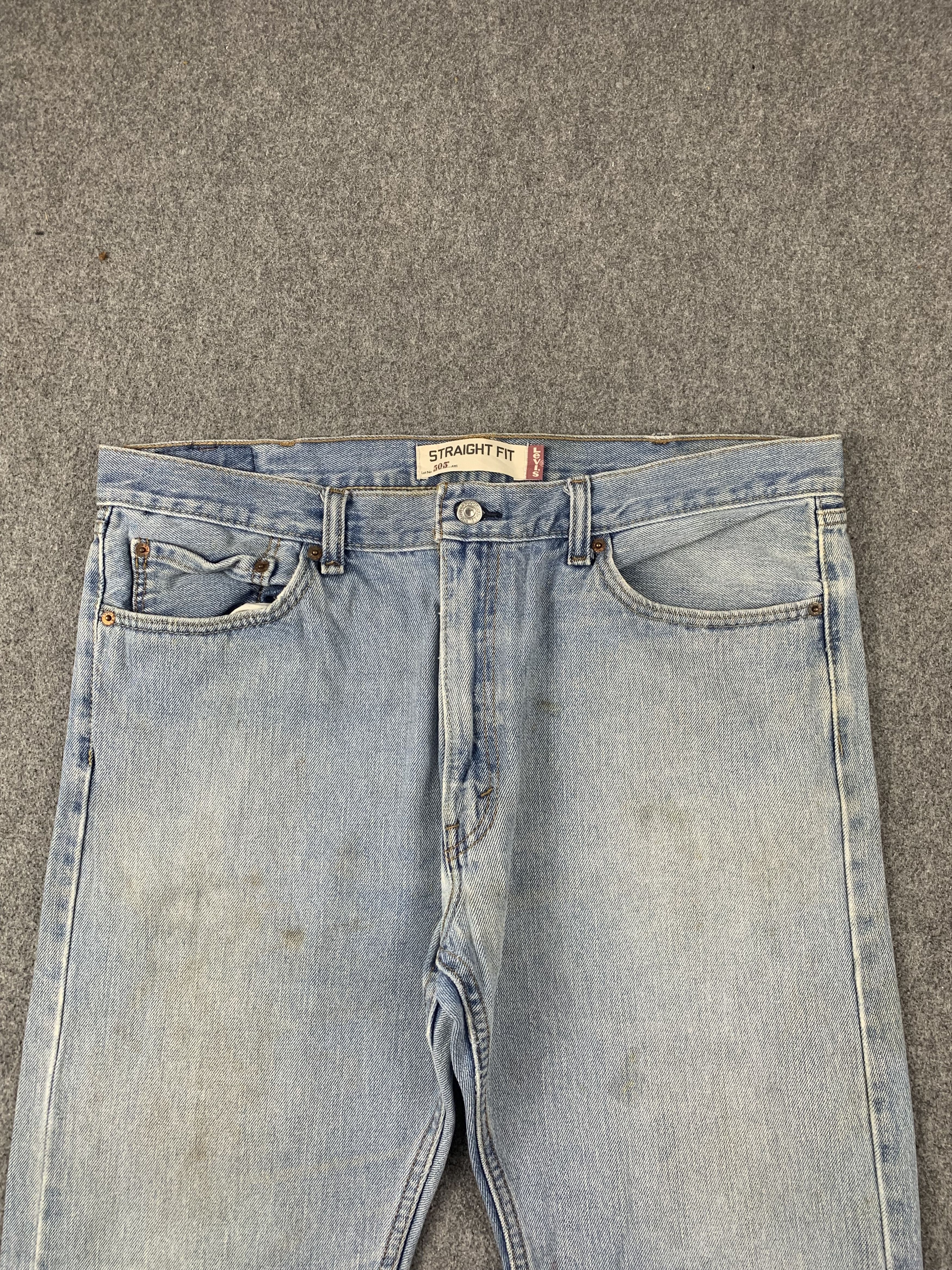 Levi's Vintage Levis 505 Light Wash Jeans DP2060 Size US 38 / EU 54 - 2 Thumbnail