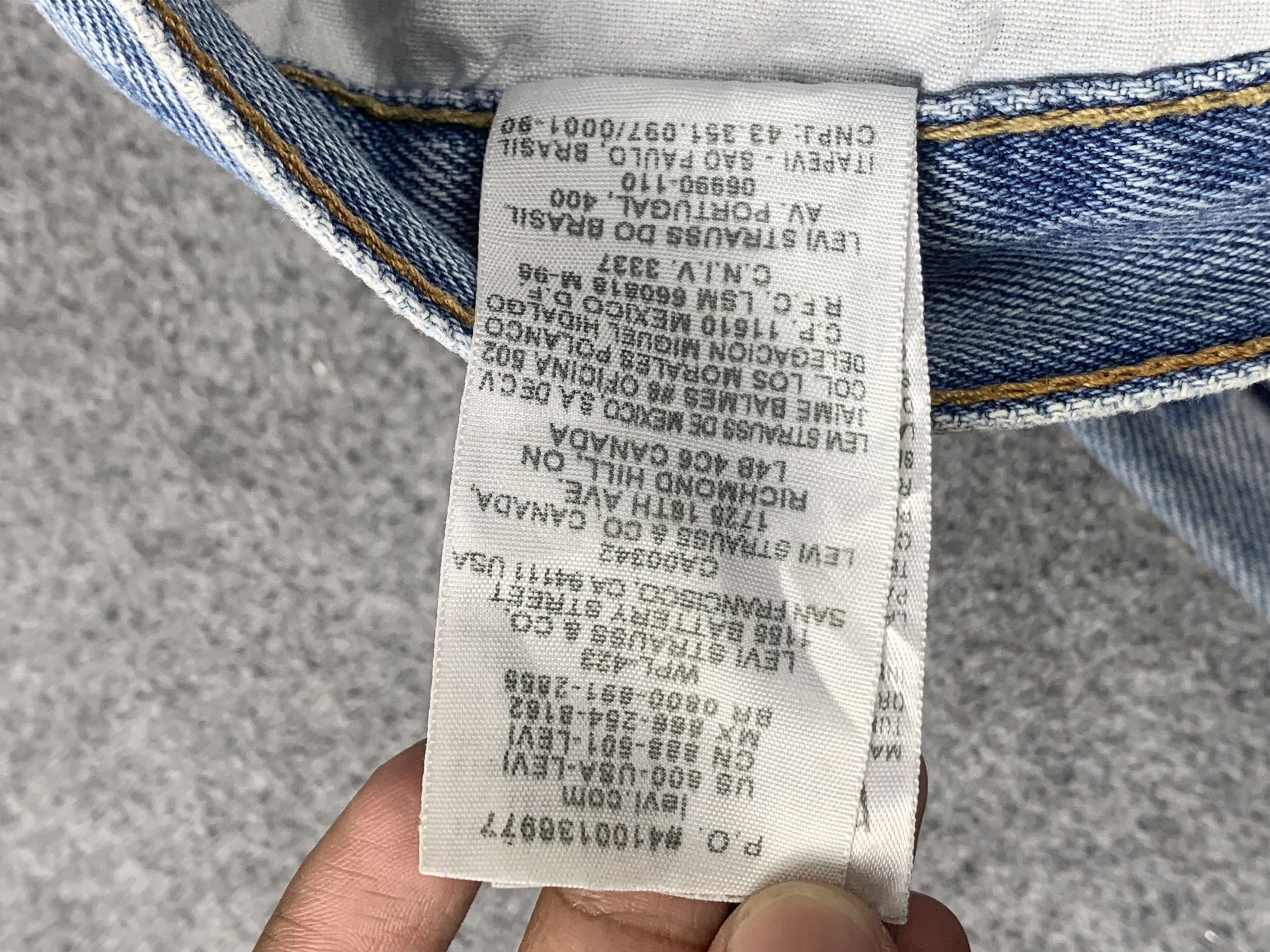 Levi's Vintage Levis 505 Light Wash Jeans DP2060 Size US 38 / EU 54 - 8 Thumbnail