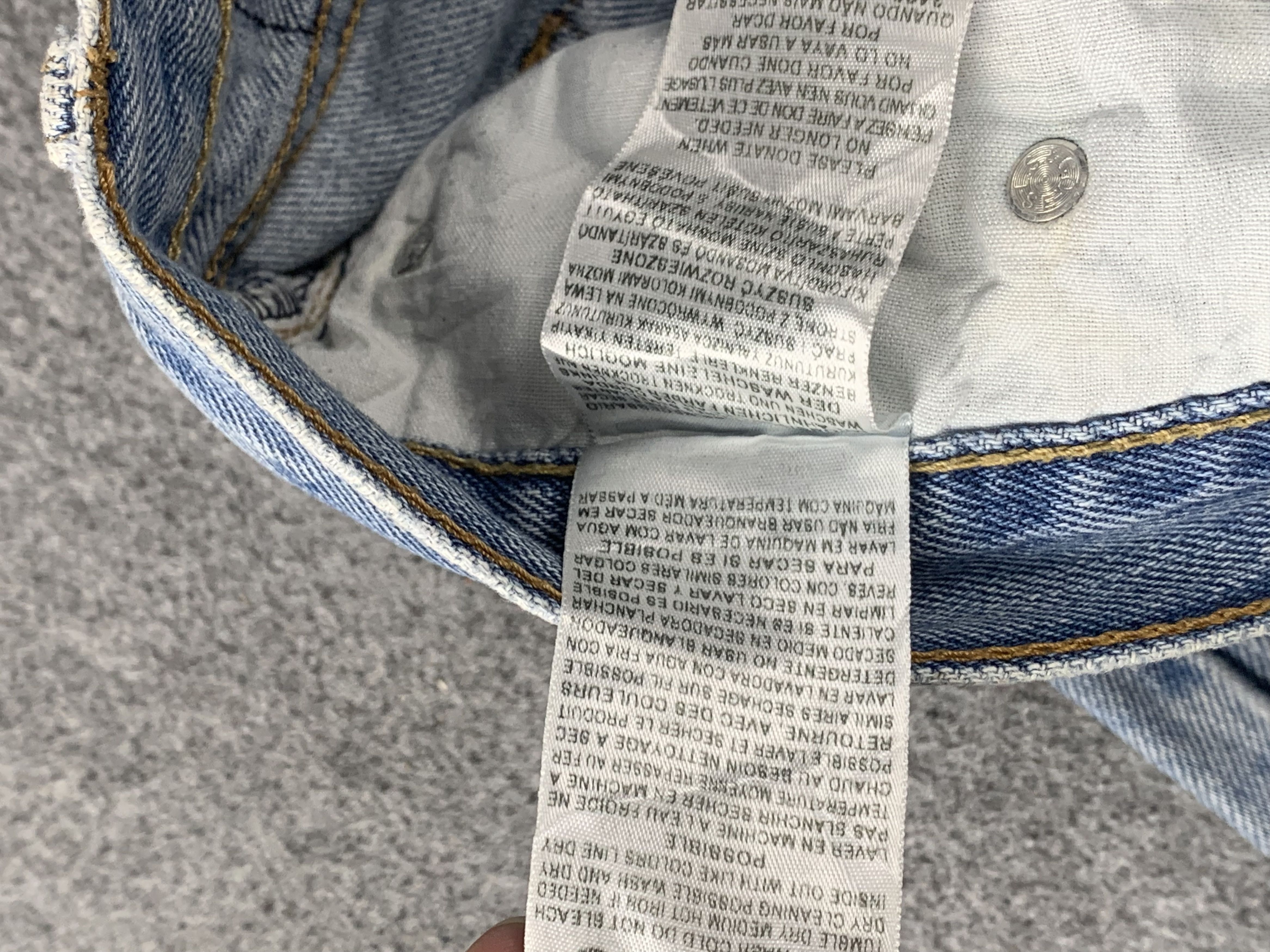 Levi's Vintage Levis 505 Light Wash Jeans DP2060 Size US 38 / EU 54 - 9 Thumbnail