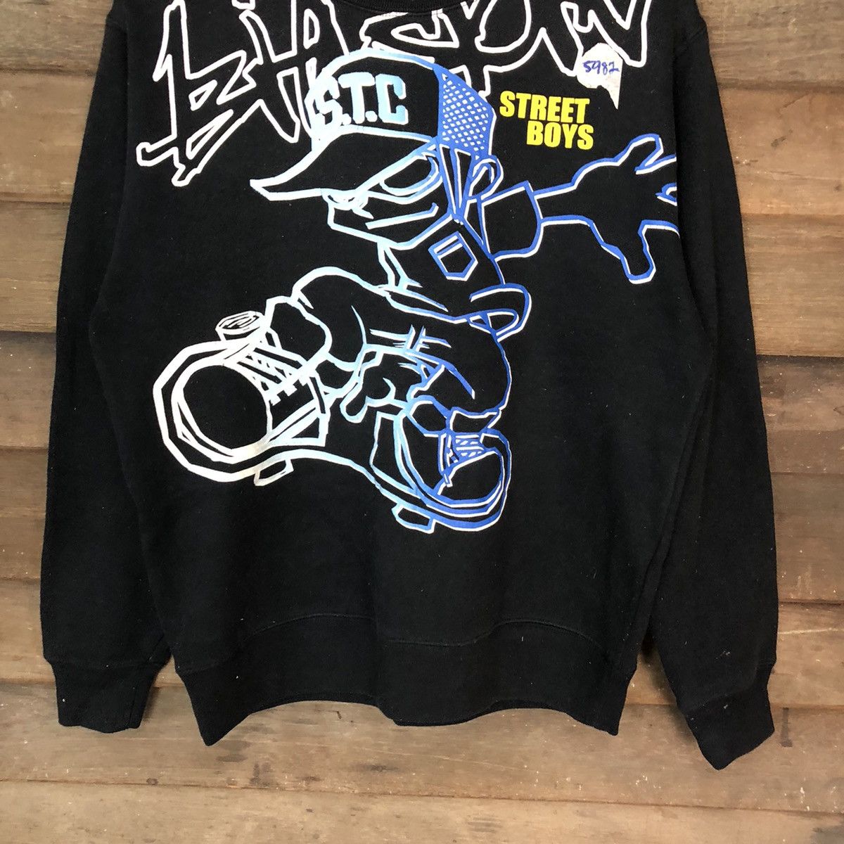 Think Skateboards Strange Heaven hip hop skaters Black Sweathshirt #5982 Size US M / EU 48-50 / 2 - 3 Thumbnail
