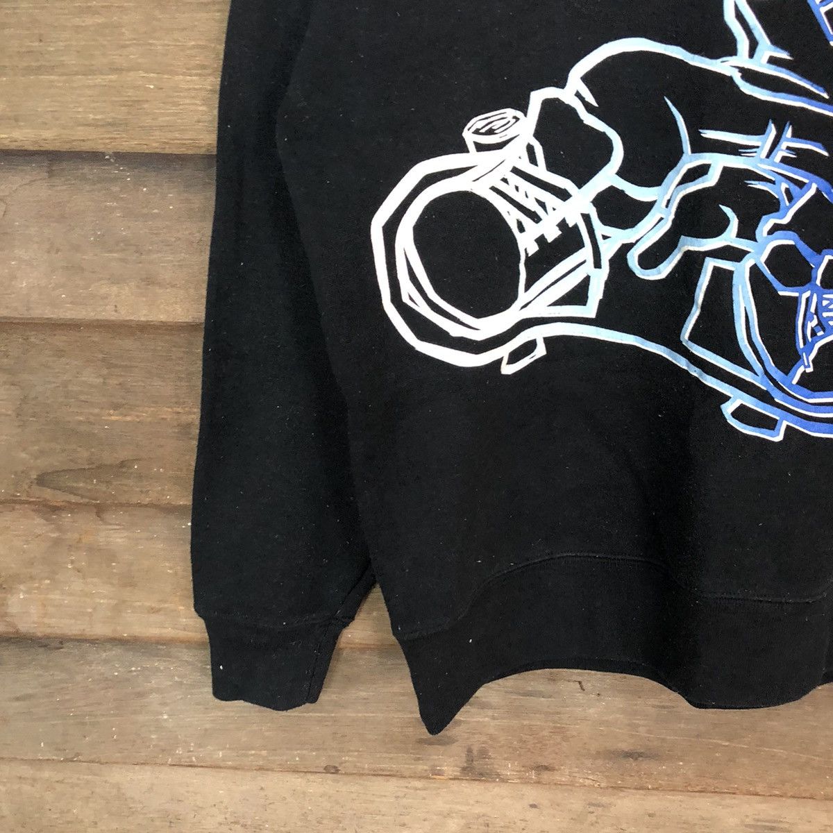 Think Skateboards Strange Heaven hip hop skaters Black Sweathshirt #5982 Size US M / EU 48-50 / 2 - 4 Thumbnail