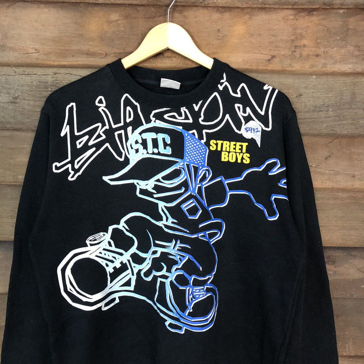 Think Skateboards Strange Heaven hip hop skaters Black Sweathshirt #5982 Size US M / EU 48-50 / 2 - 5 Thumbnail