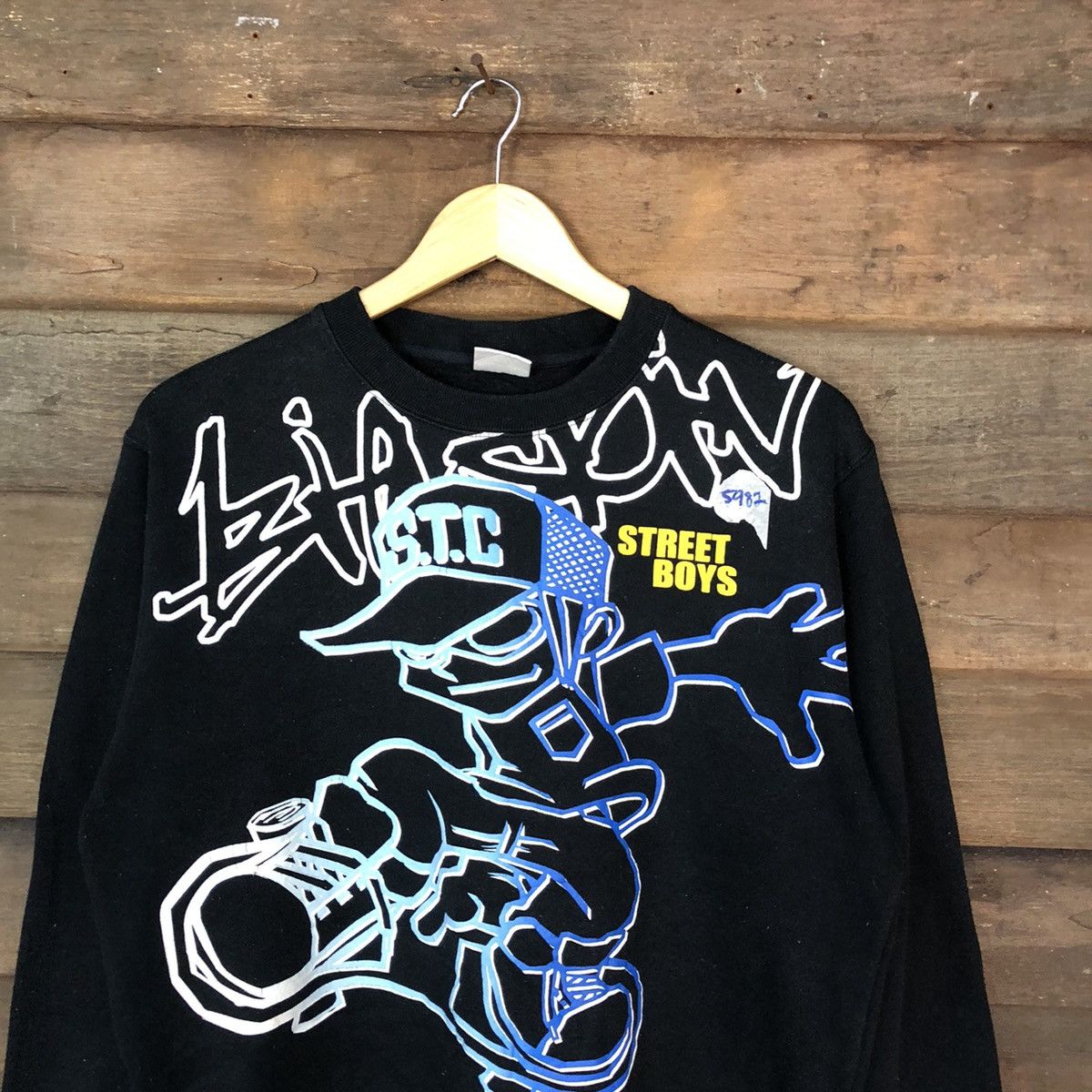 Think Skateboards Strange Heaven hip hop skaters Black Sweathshirt #5982 Size US M / EU 48-50 / 2 - 2 Thumbnail