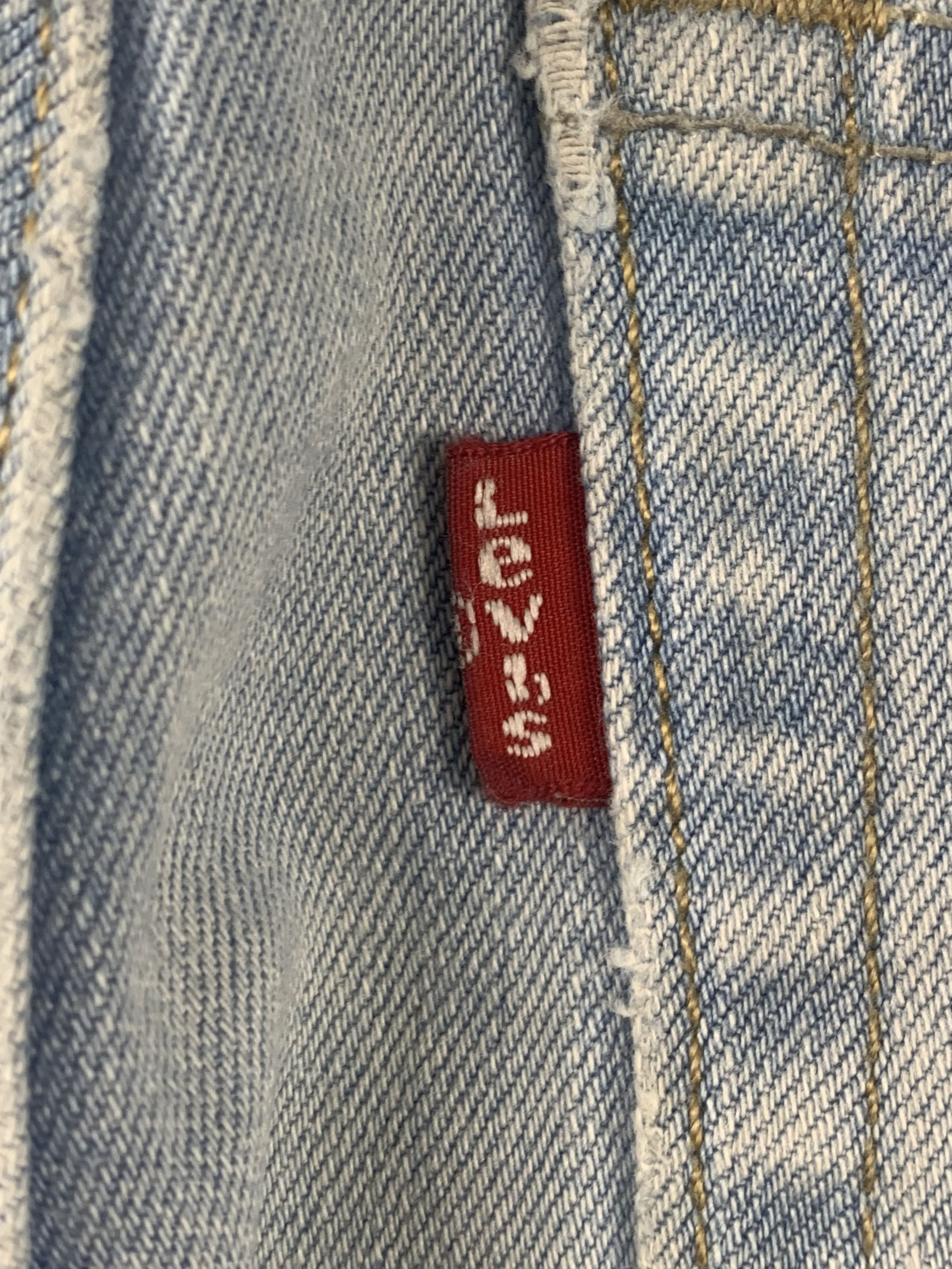 Levi's Vintage Levis Light Wash Jeans DP2062 Size US 31 - 6 Thumbnail