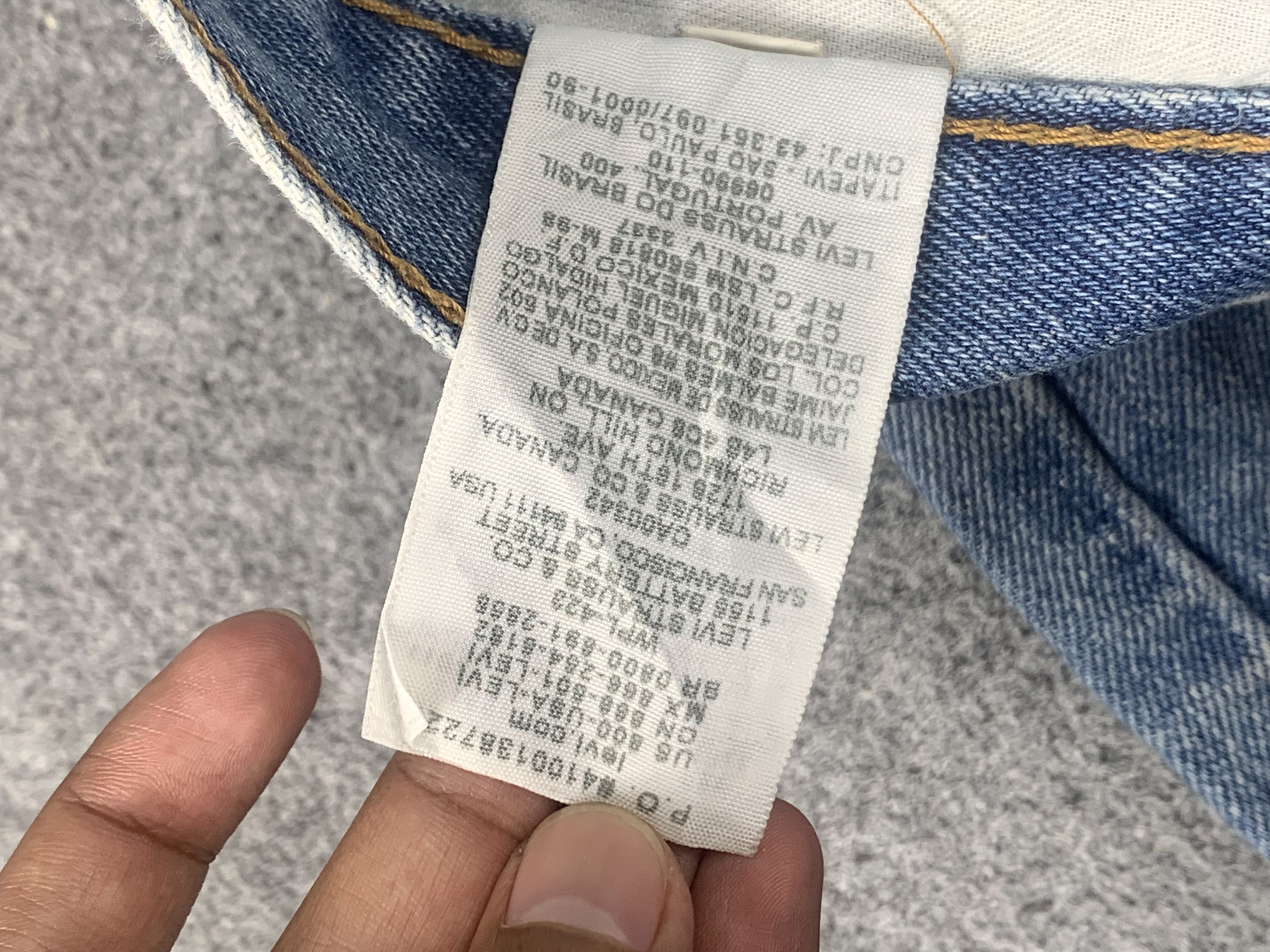 Levi's Vintage Levis 550 Faded Blue Jeans DP2063 Size US 38 / EU 54 - 9 Thumbnail