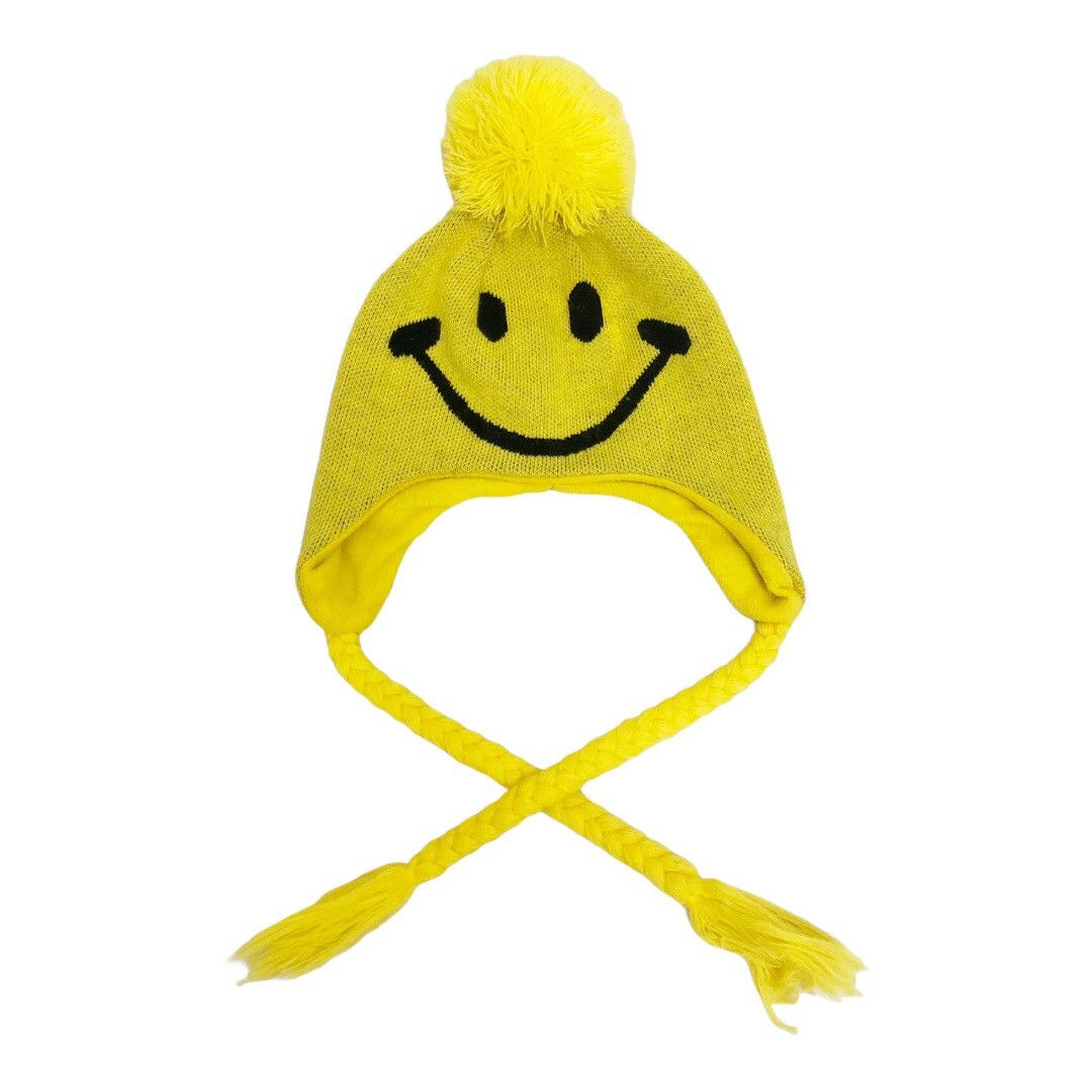 Japanese Brand 🔥2000's🔥Up Smiley Beanie Hat Size ONE SIZE - 1 Thumbnail