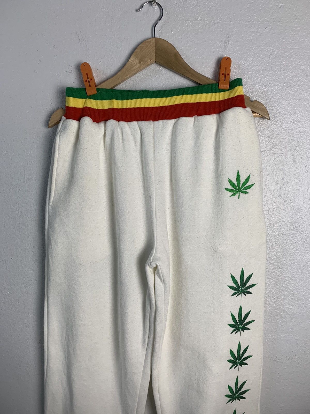 Japanese Brand Bob Marley Rasta Sweatpants Size US 32 / EU 48 - 3 Thumbnail