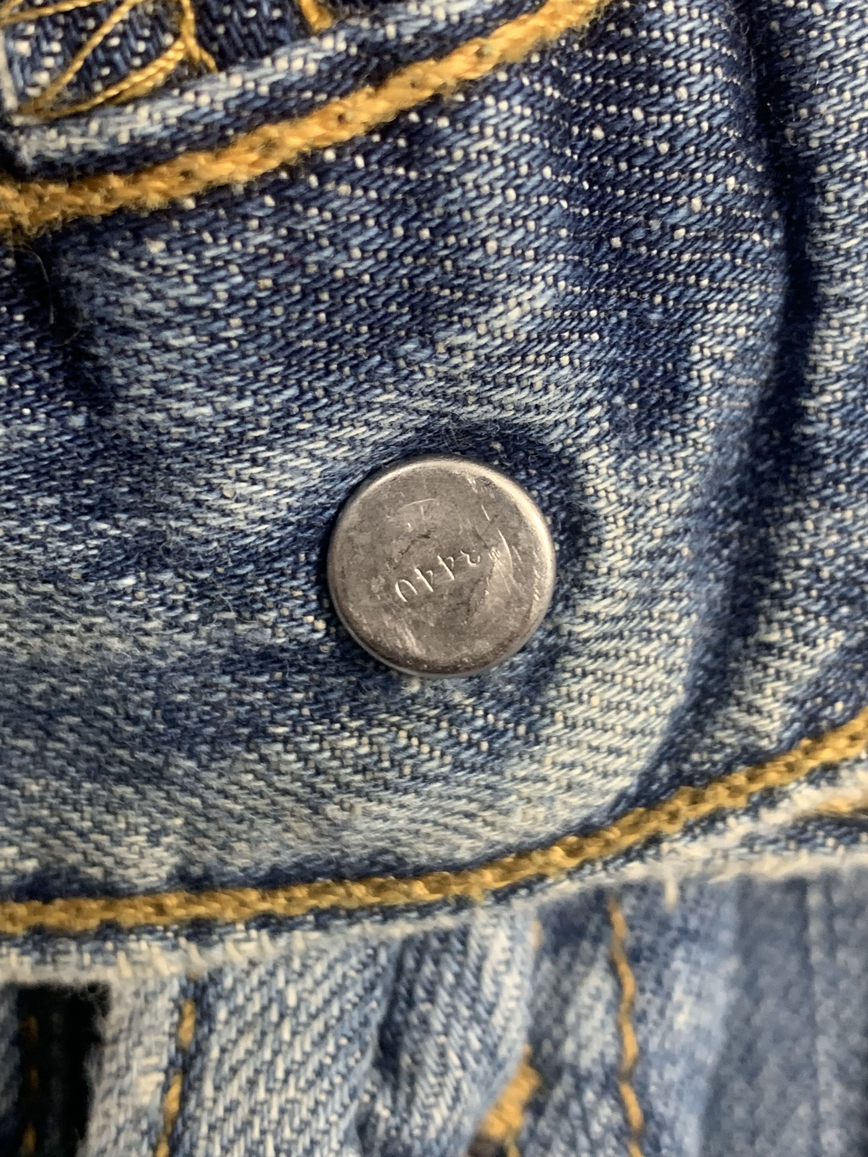 Levi's Vintage Levis 505 Faded Blue Jeans DP2067 Size US 33 - 14 Thumbnail