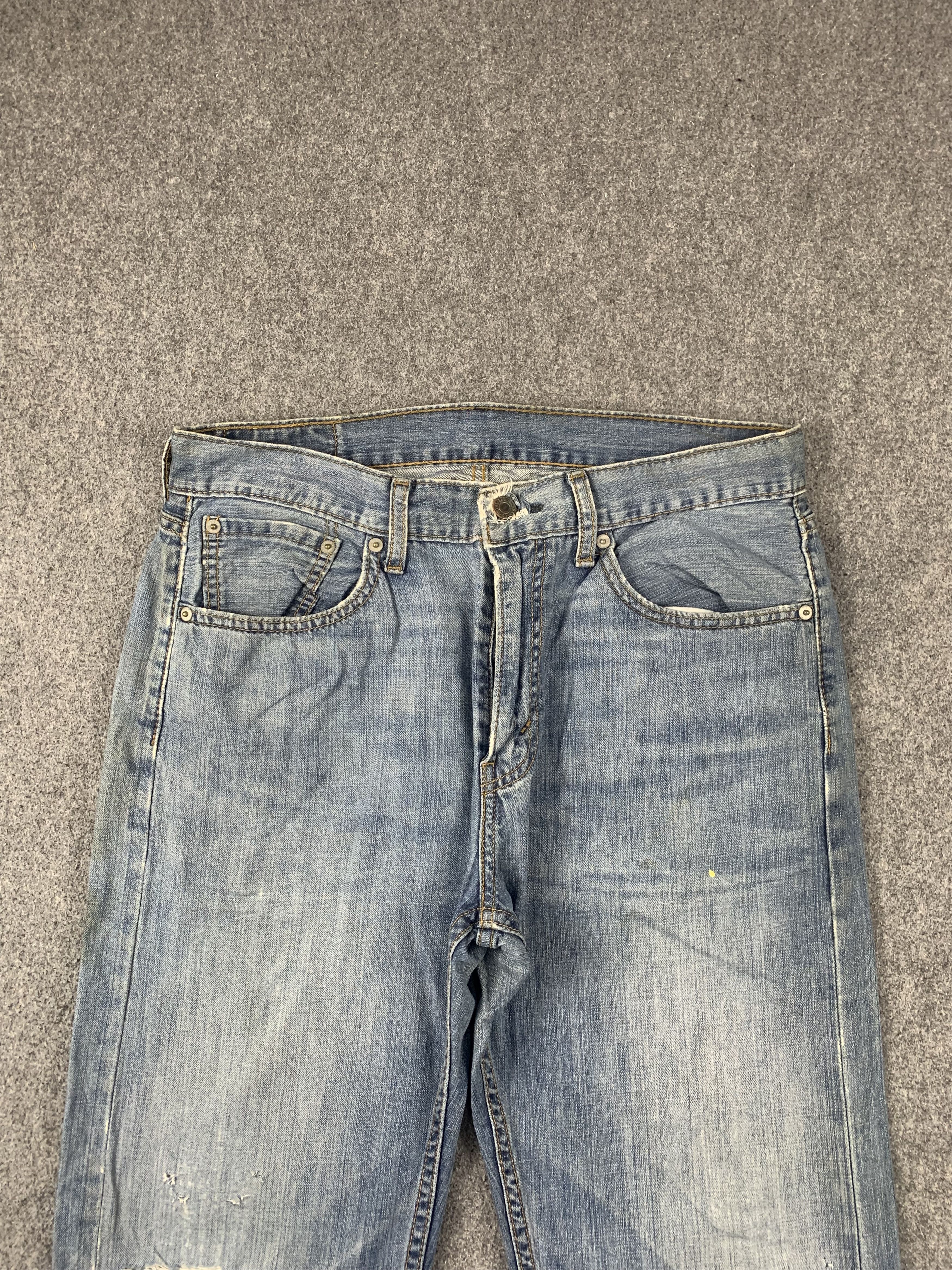 Levi's Vintage Levis 505 Faded Blue Jeans DP2067 Size US 33 - 2 Thumbnail