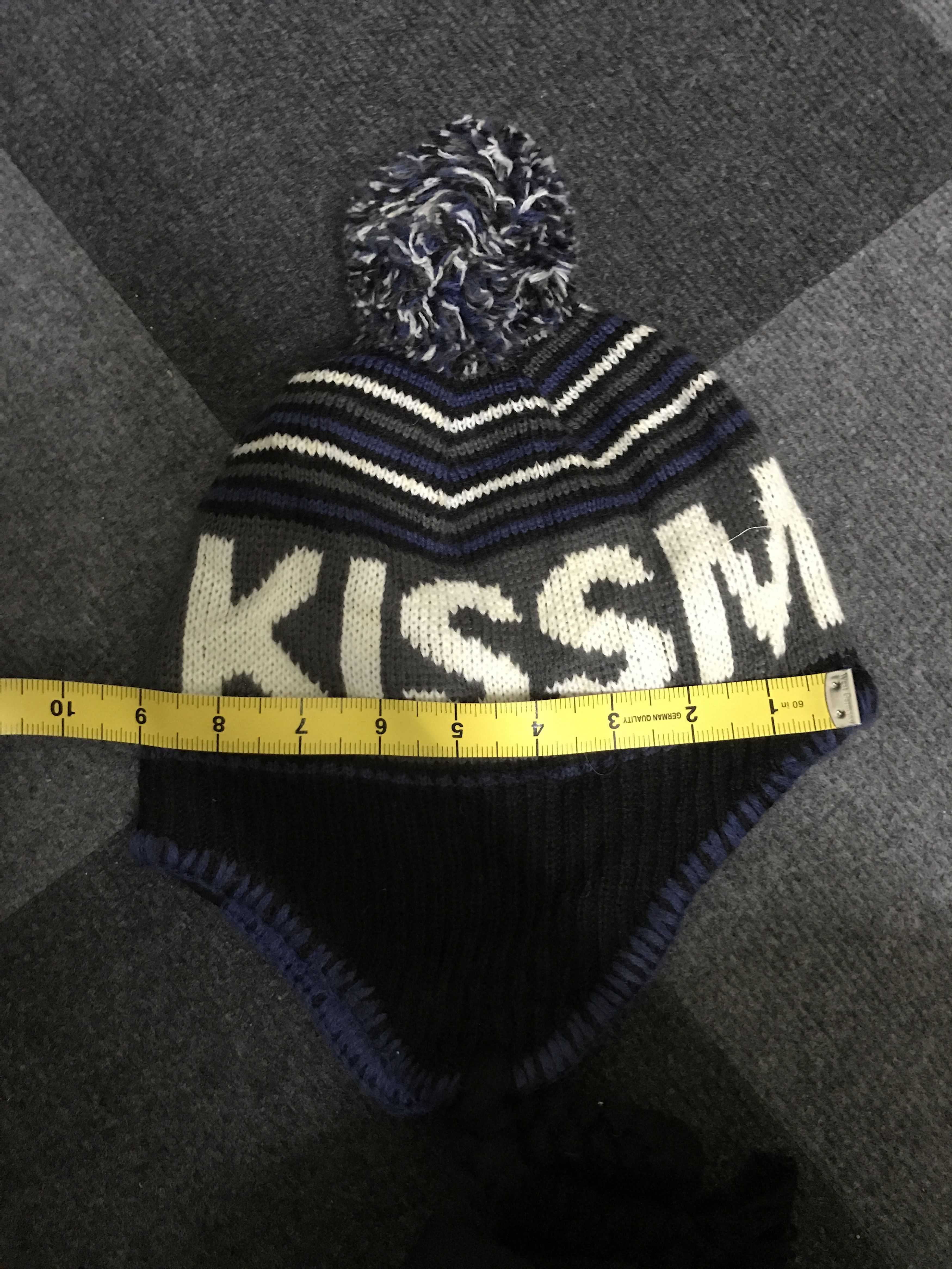 Japanese Brand BSC160 KISSMARK Japan Spell Out Eskimo Beanie Size ONE SIZE - 7 Thumbnail