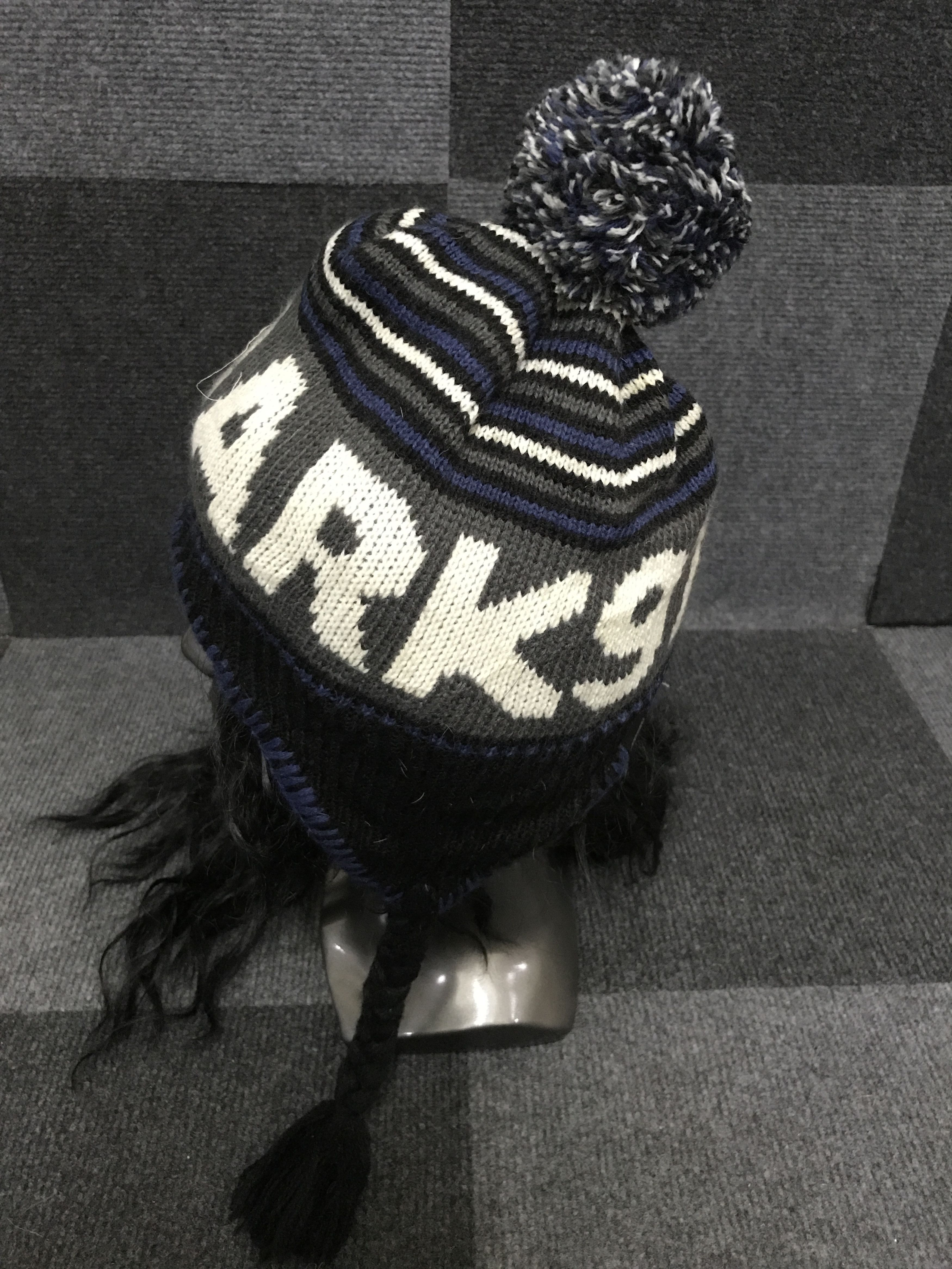 Japanese Brand BSC160 KISSMARK Japan Spell Out Eskimo Beanie Size ONE SIZE - 4 Thumbnail
