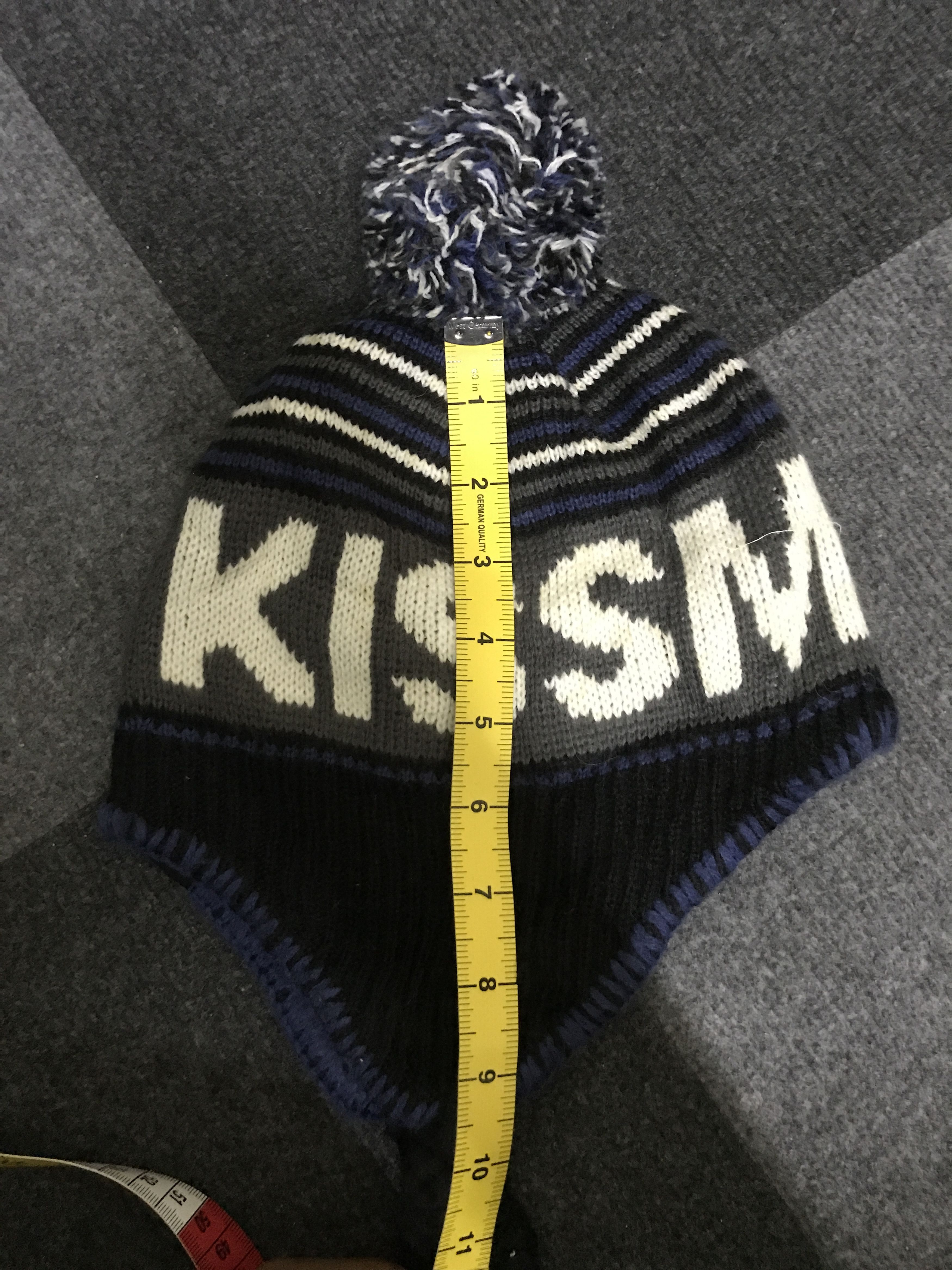 Japanese Brand BSC160 KISSMARK Japan Spell Out Eskimo Beanie Size ONE SIZE - 8 Thumbnail