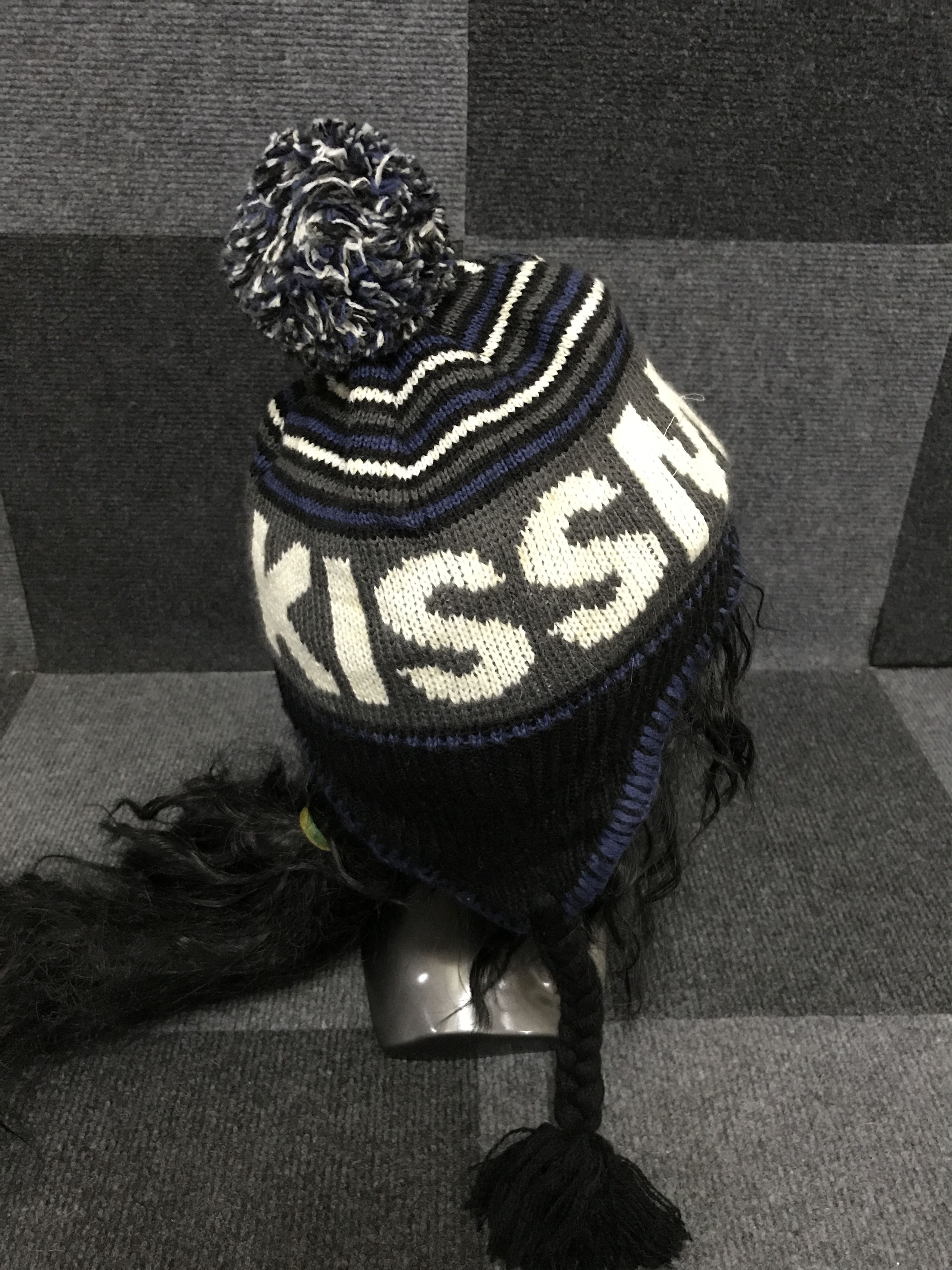 Japanese Brand BSC160 KISSMARK Japan Spell Out Eskimo Beanie Size ONE SIZE - 6 Thumbnail