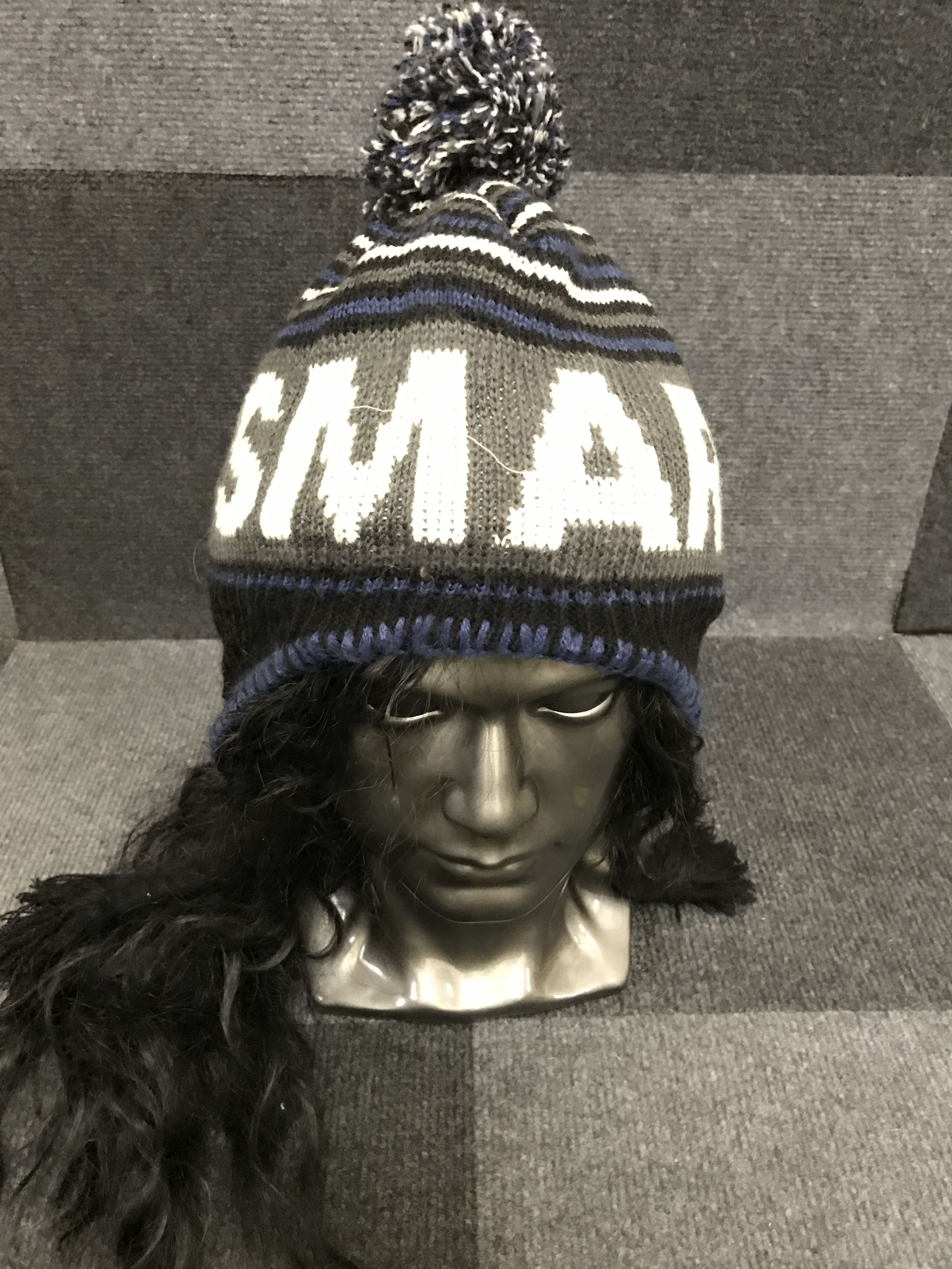 Japanese Brand BSC160 KISSMARK Japan Spell Out Eskimo Beanie Size ONE SIZE - 1 Thumbnail