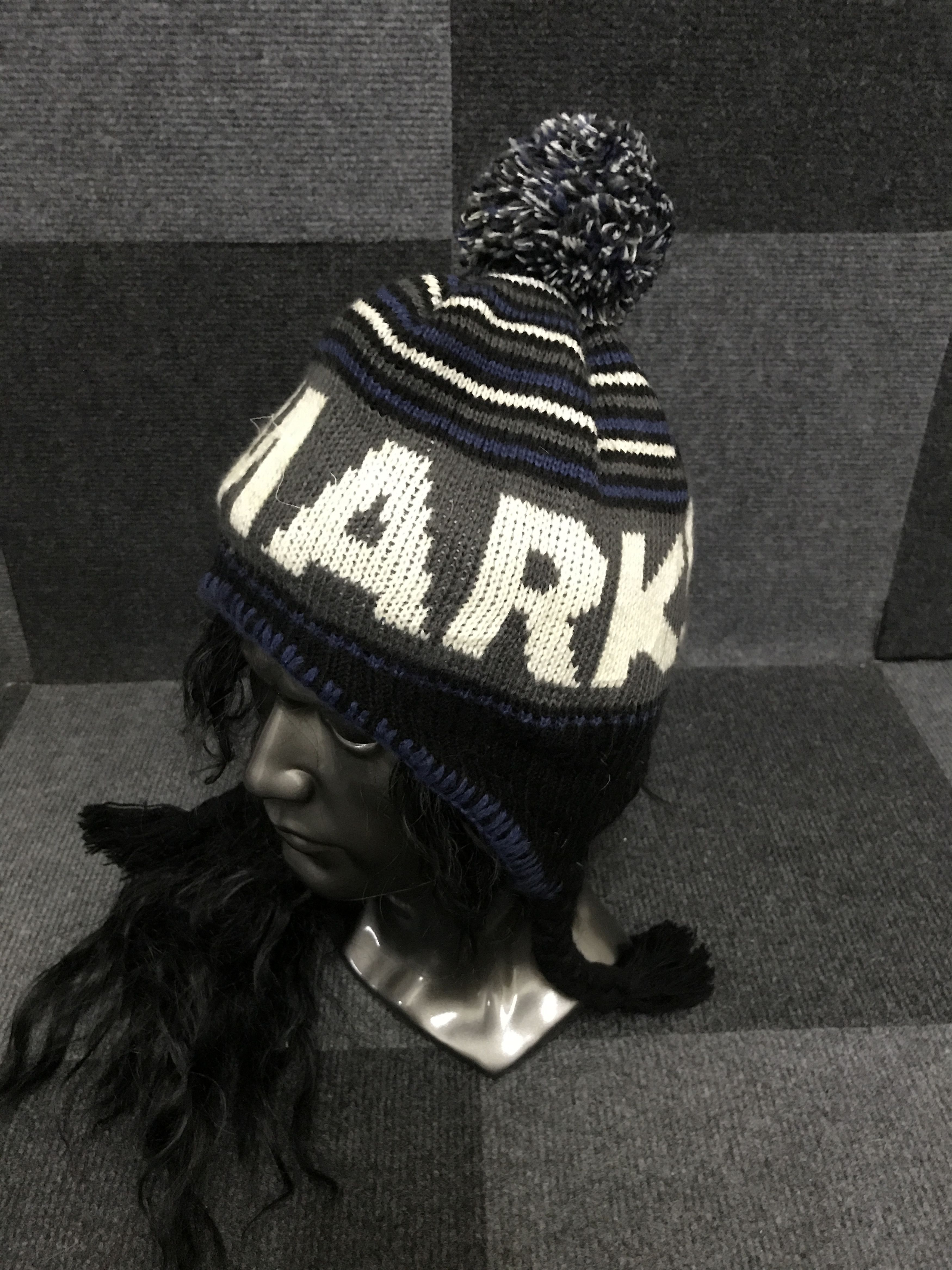 Japanese Brand BSC160 KISSMARK Japan Spell Out Eskimo Beanie Size ONE SIZE - 3 Thumbnail