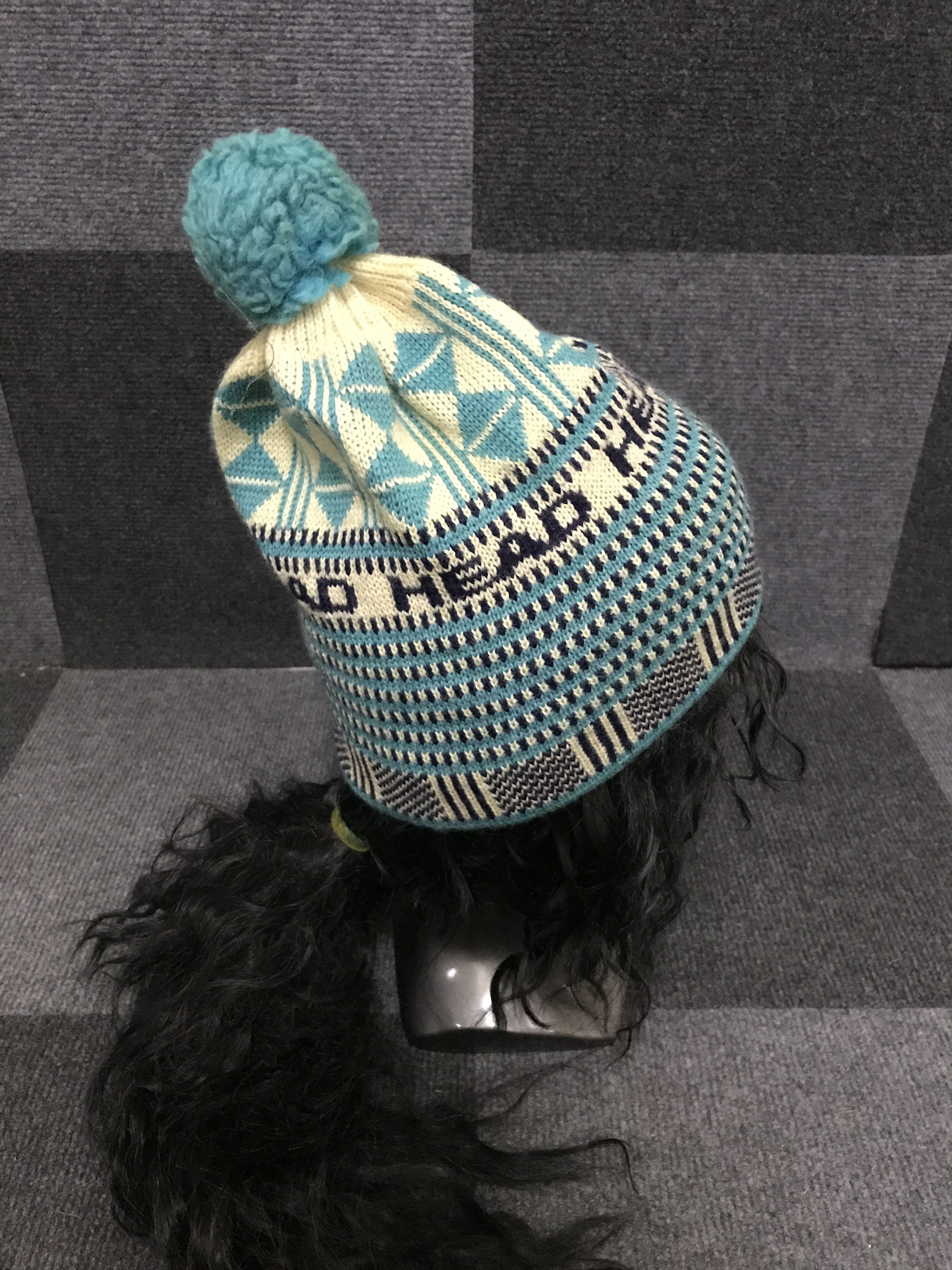 Other BSC163 Vintage HEAD Aztec Motives Beanie Size ONE SIZE - 4 Thumbnail