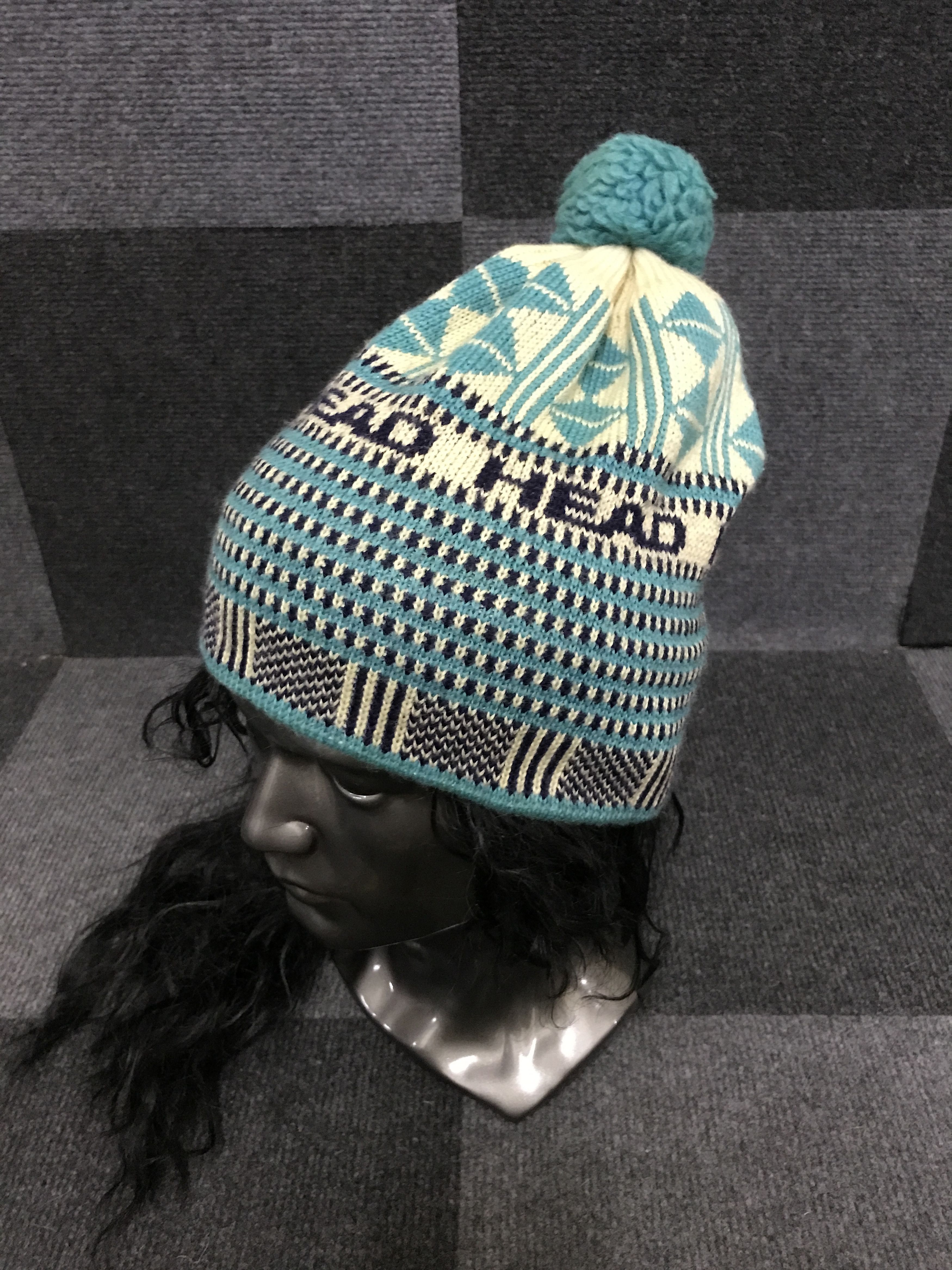 Other BSC163 Vintage HEAD Aztec Motives Beanie Size ONE SIZE - 1 Thumbnail
