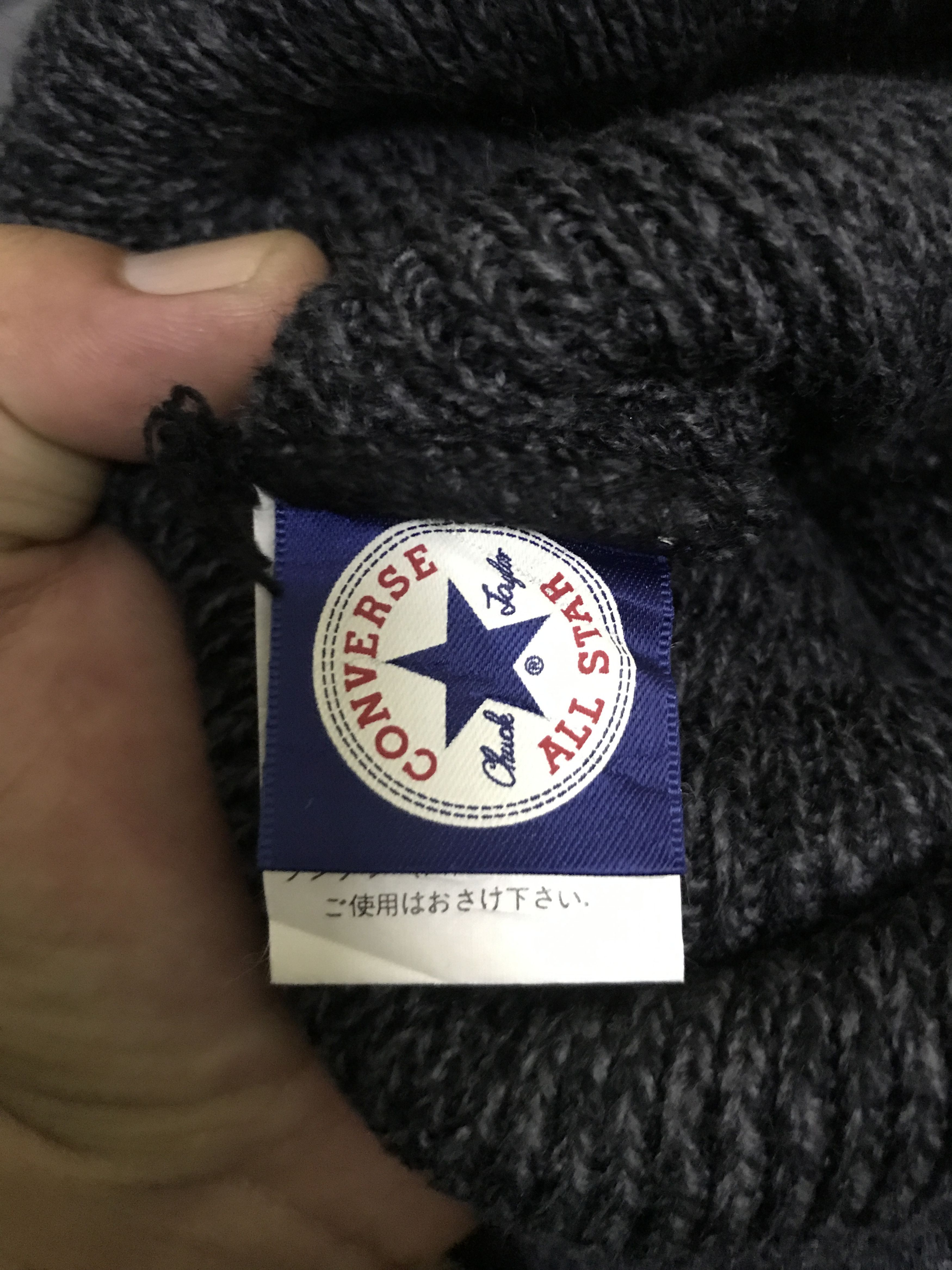 Converse BSC165 CONVERSE ALL STAR KURT COBAIN Style Beanie Size ONE SIZE - 8 Thumbnail