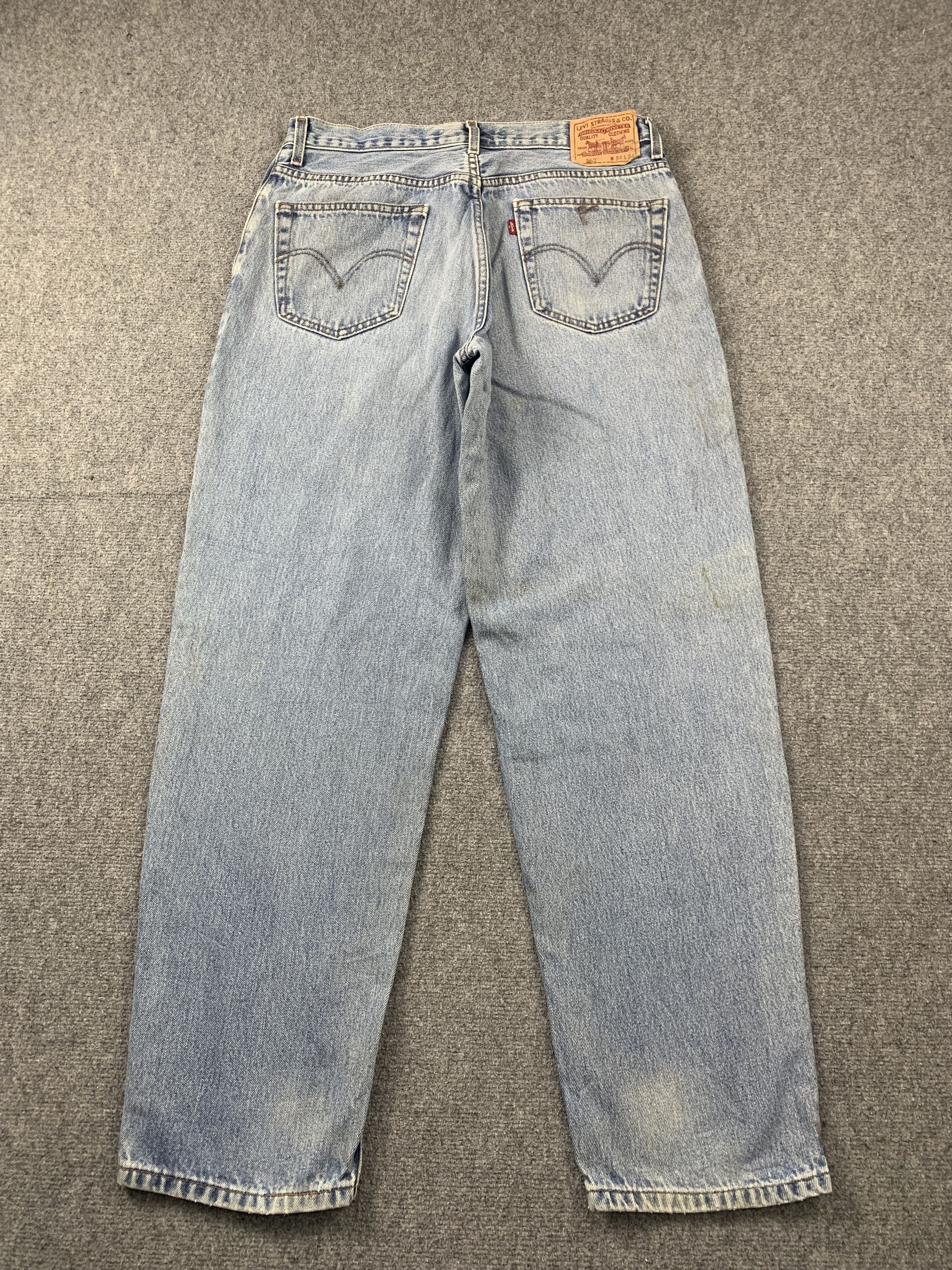 Levi's × Vintage Vintage Levis 560 Light Wash Jeans DP2069 Size US 33 - 3 Thumbnail
