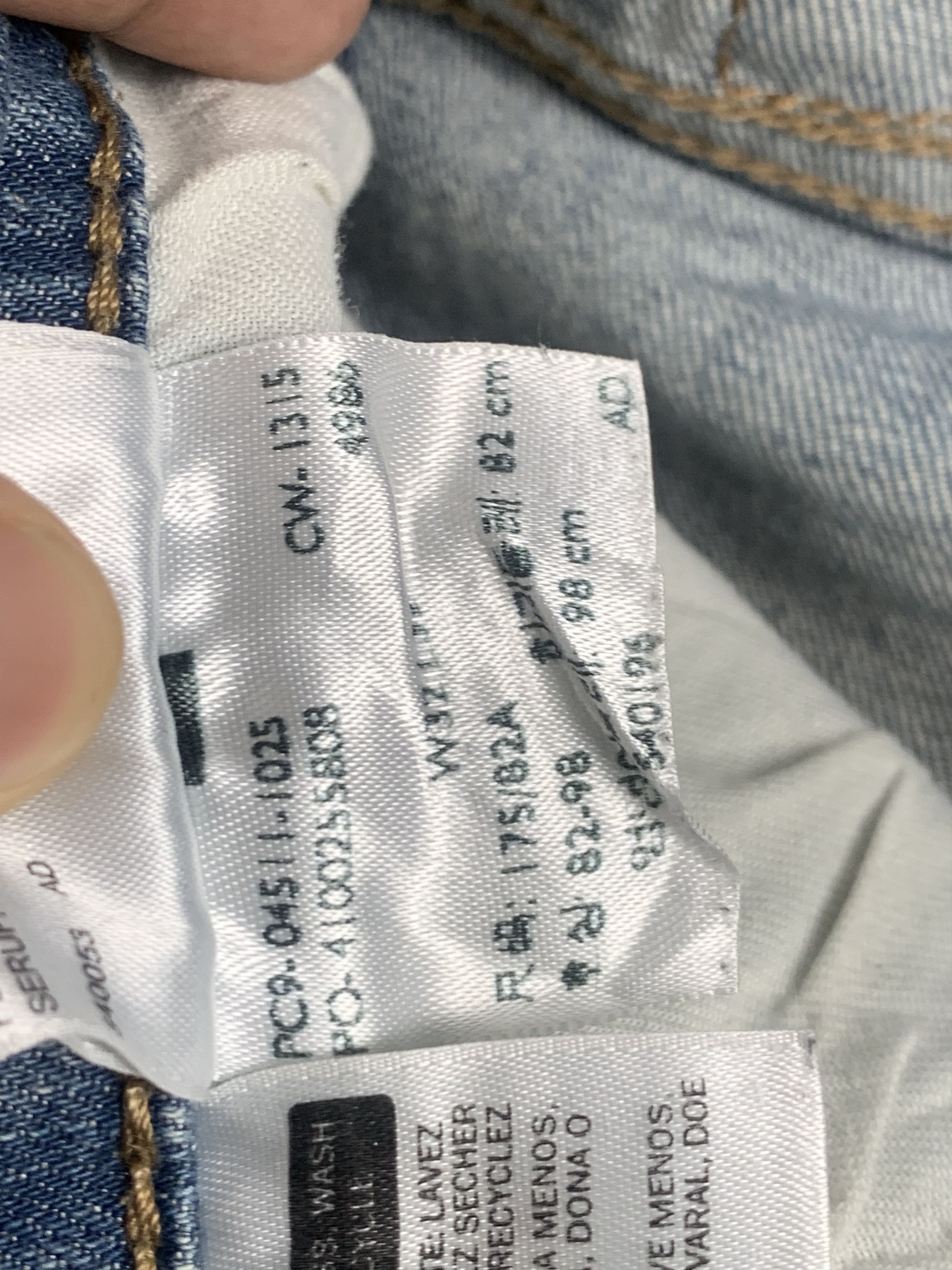Levi's Vintage Levis 511 Faded Blue Jeans DP2070 Size US 32 / EU 48 - 8 Thumbnail