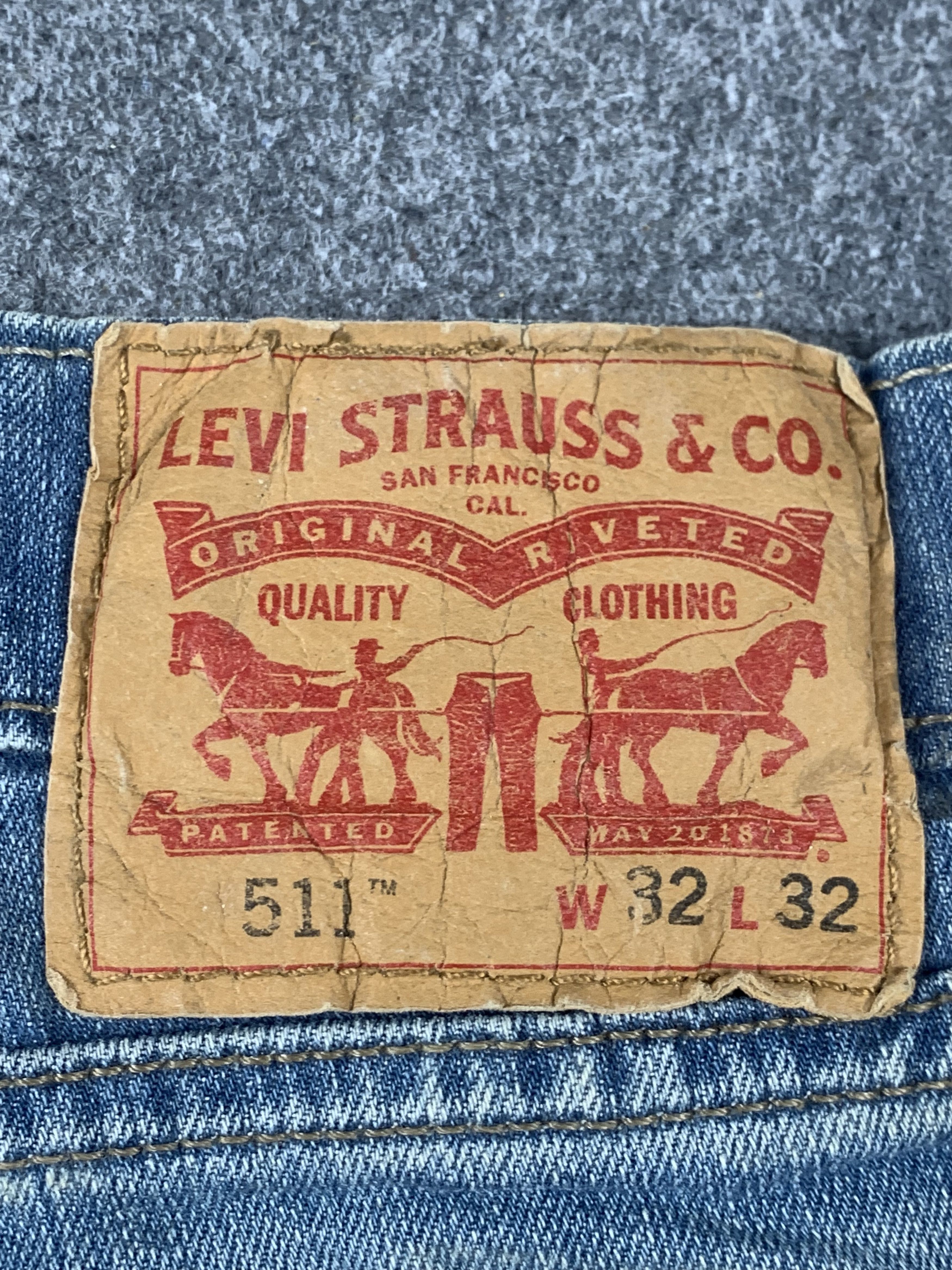 Levi's Vintage Levis 511 Faded Blue Jeans DP2070 Size US 32 / EU 48 - 5 Thumbnail