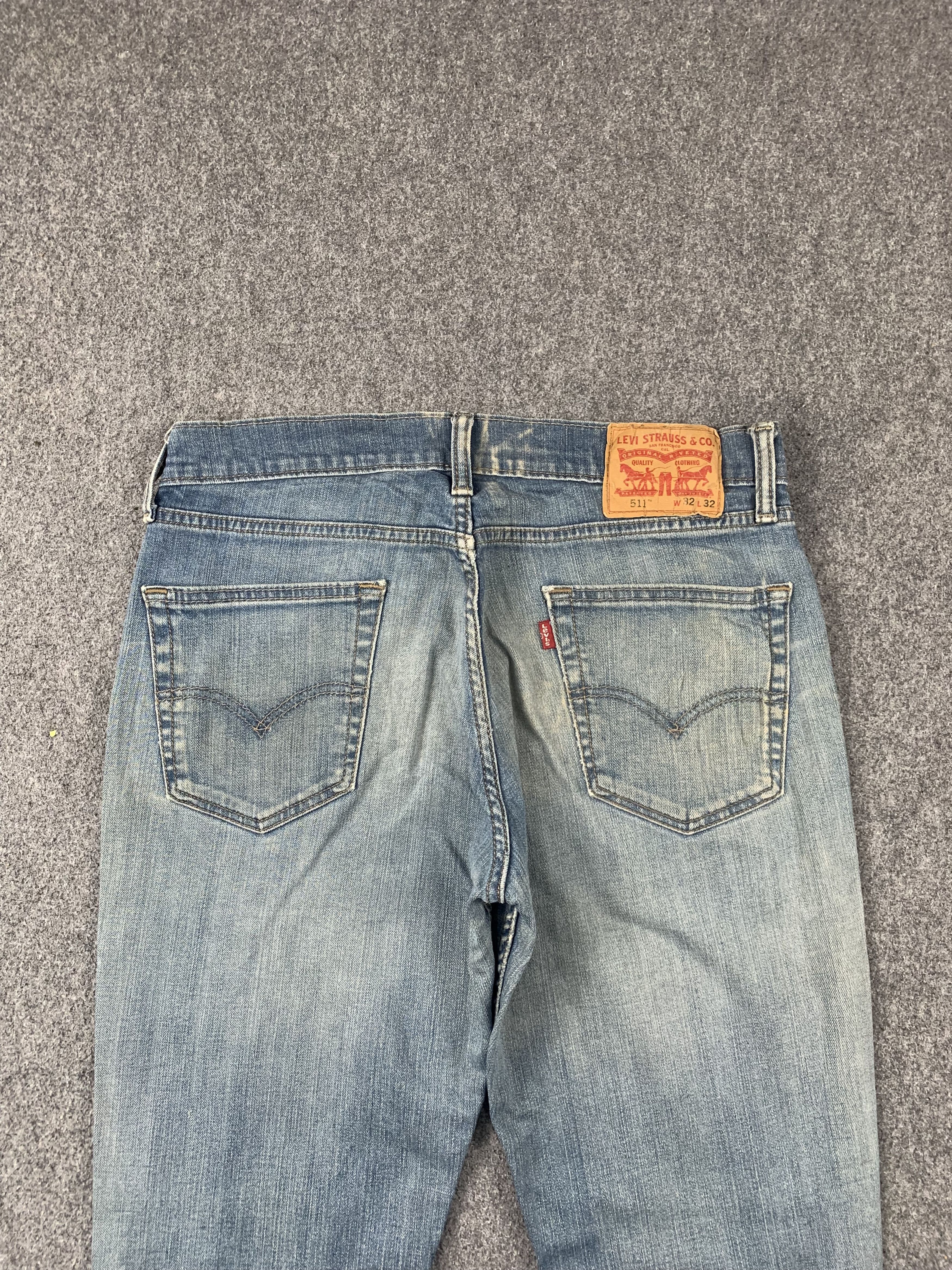 Levi's Vintage Levis 511 Faded Blue Jeans DP2070 Size US 32 / EU 48 - 4 Thumbnail