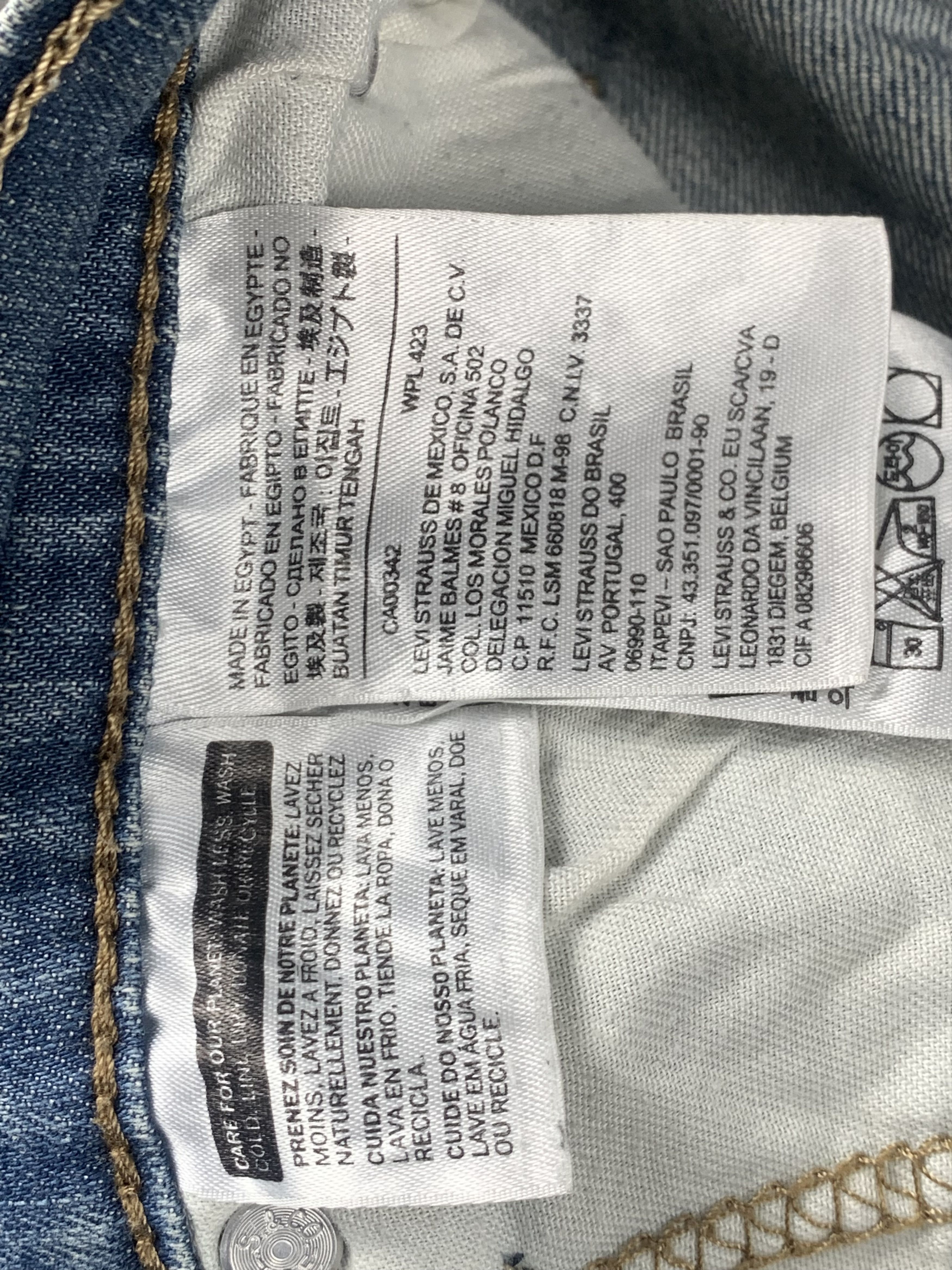 Levi's Vintage Levis 511 Faded Blue Jeans DP2070 Size US 32 / EU 48 - 7 Thumbnail