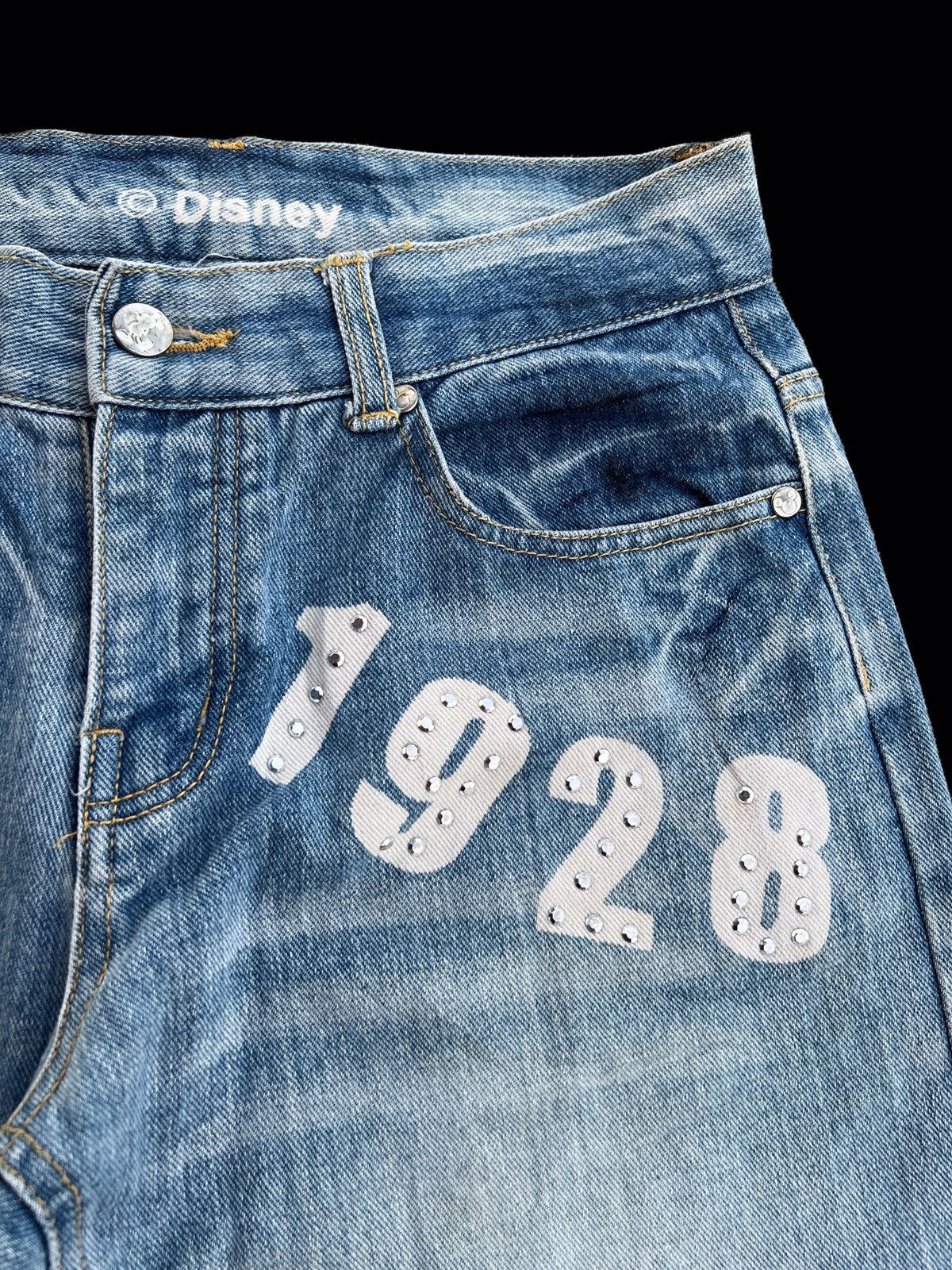 Vintage Vintage Distressed Mickey Jeans Size US 28 / EU 44 - 9 Thumbnail