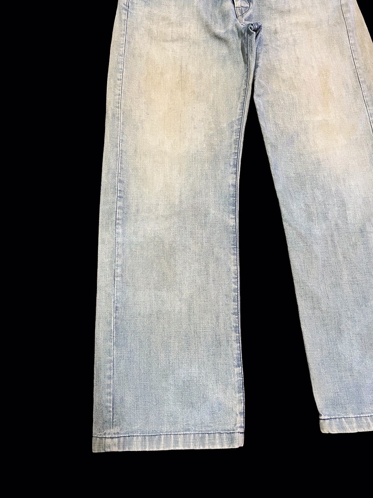 45rpm × Japanese Brand Vintage 45rpm Faded Distressed Jeans Kapital Style Size US 30 / EU 46 - 5 Thumbnail