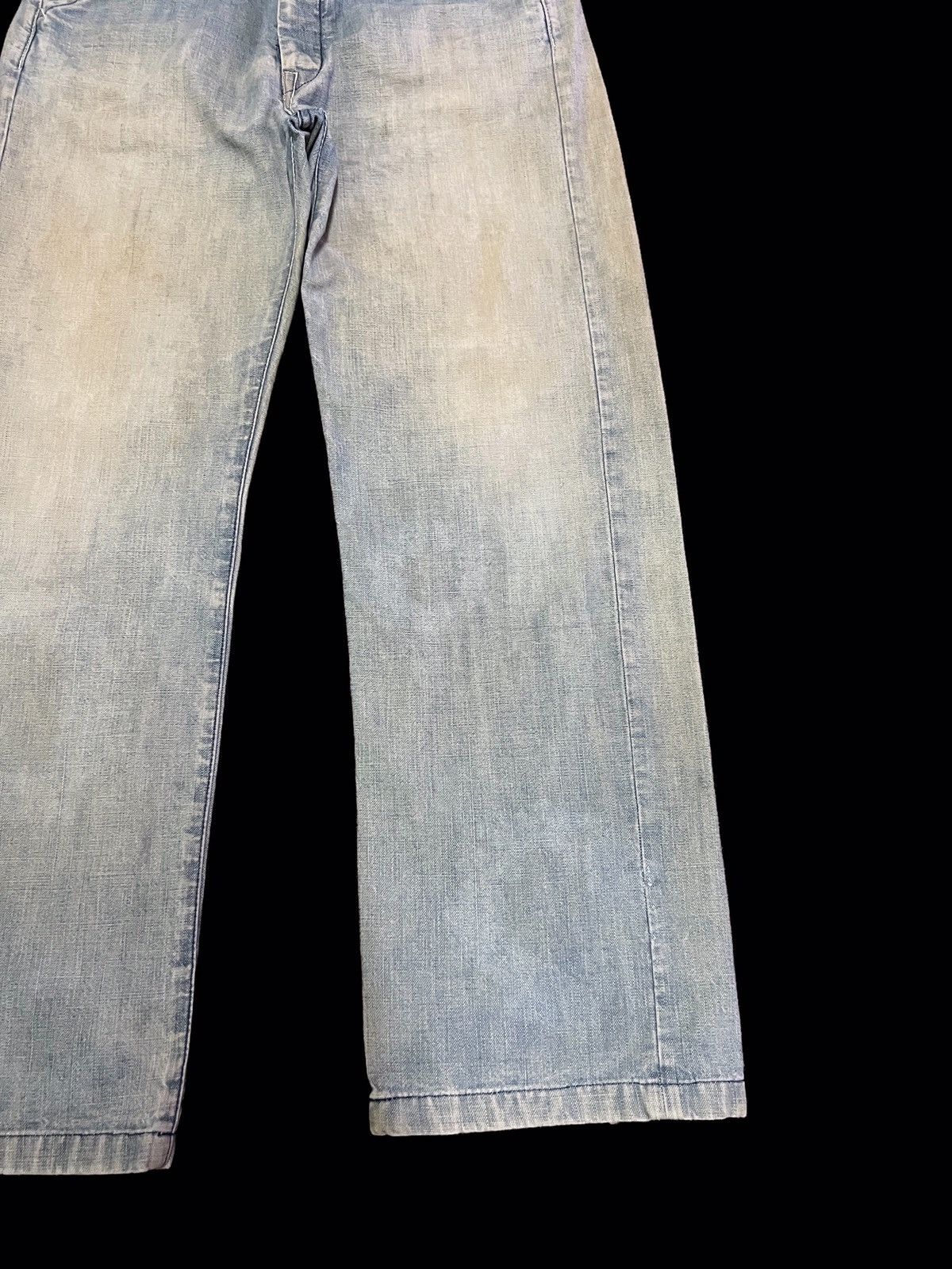 45rpm × Japanese Brand Vintage 45rpm Faded Distressed Jeans Kapital Style Size US 30 / EU 46 - 6 Thumbnail