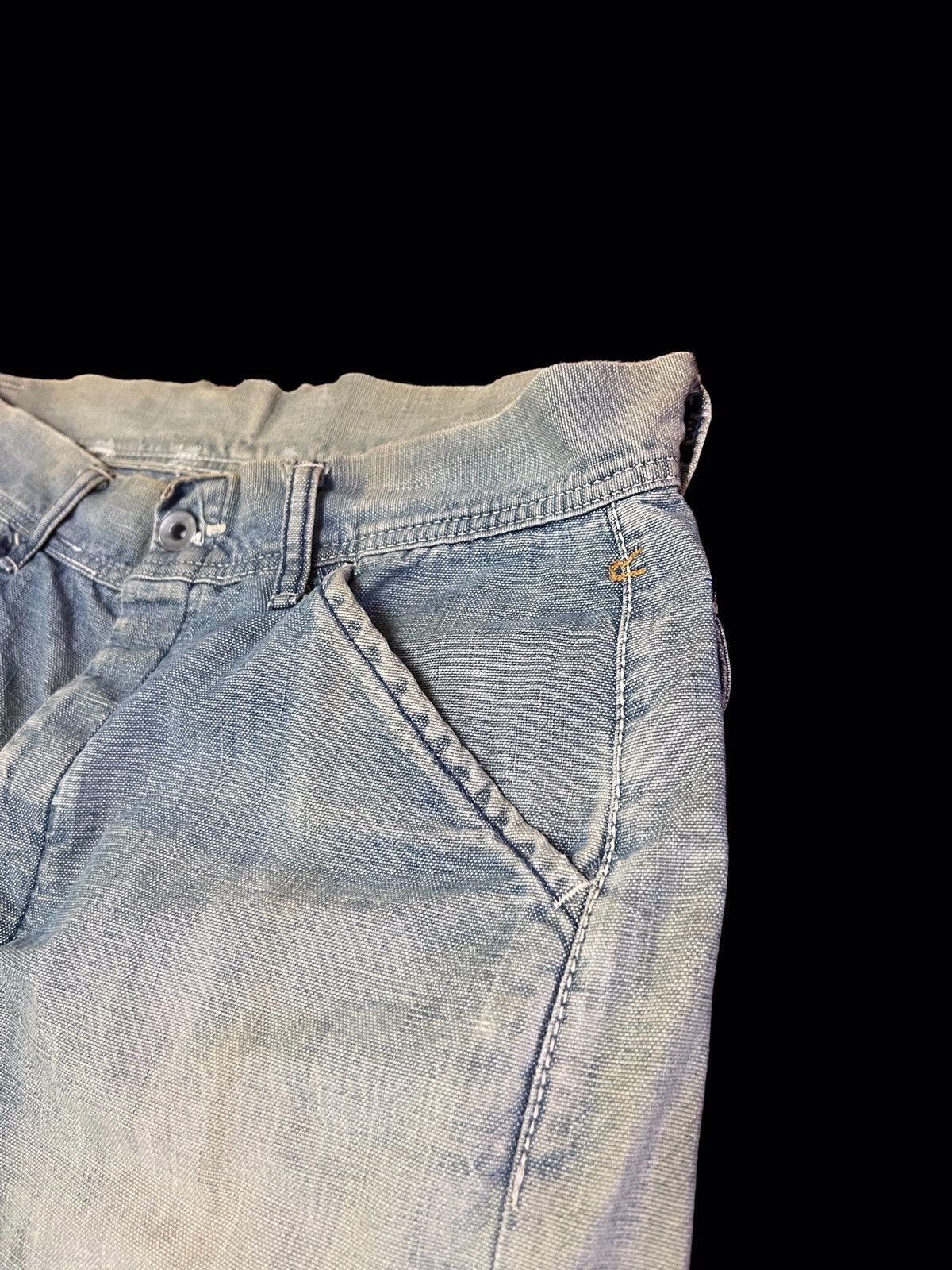 45rpm × Japanese Brand Vintage 45rpm Faded Distressed Jeans Kapital Style Size US 30 / EU 46 - 10 Thumbnail