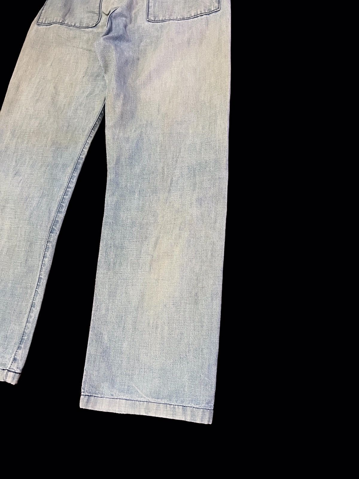 45rpm × Japanese Brand Vintage 45rpm Faded Distressed Jeans Kapital Style Size US 30 / EU 46 - 7 Thumbnail